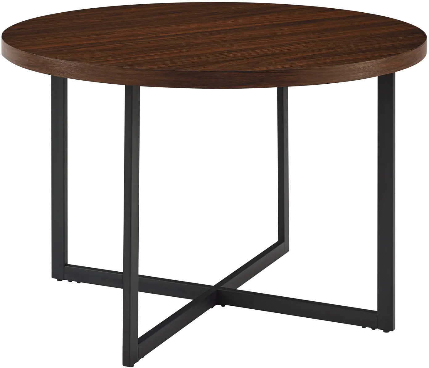 CNRD1DDW Connor 42  Dark Walnut Round Dining Table-1
