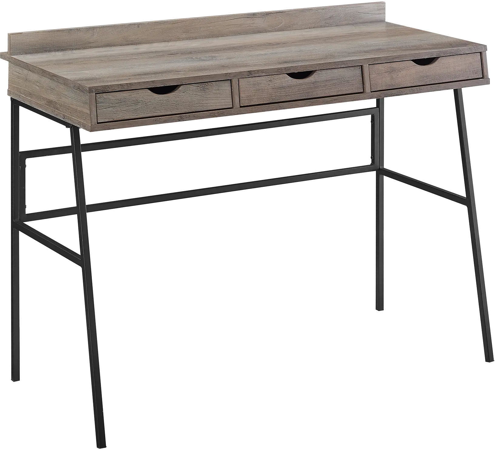 D42MAR3DGW Marvin Gray Wash Angled Front Desk-3