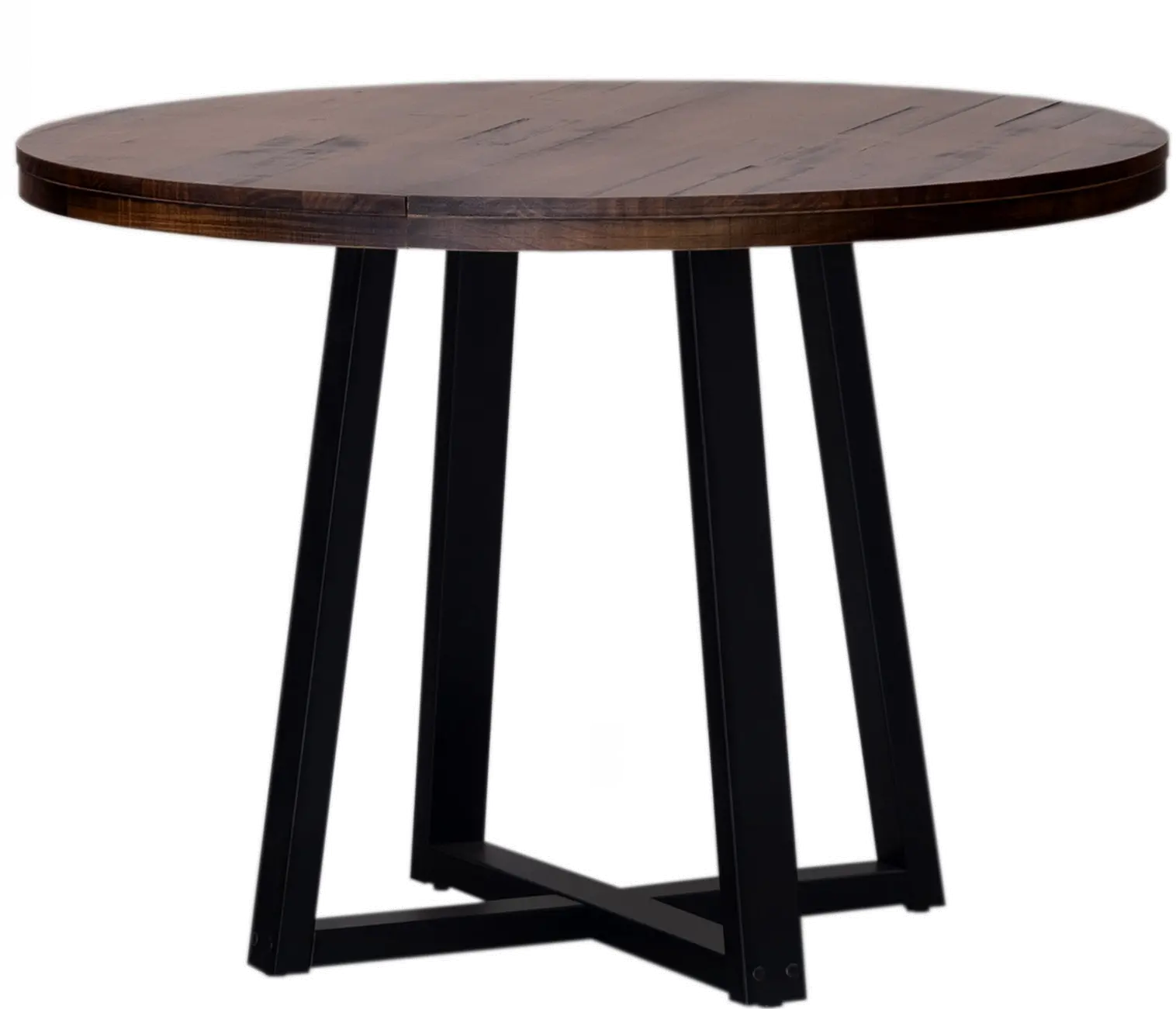 DNGD6EMA Durango 42  Distressed Mahogany Round Dining Table-5