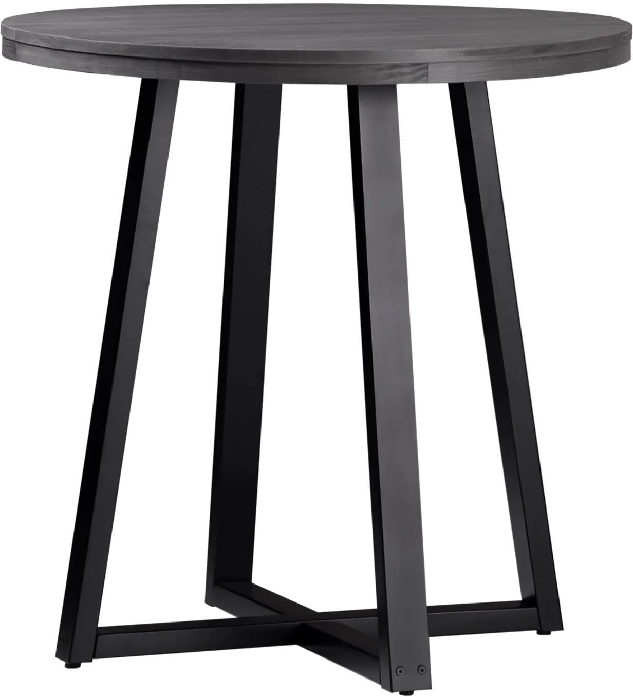 DNGD8DGY Durango 36  Distressed Gray Round Counter Height Table-1