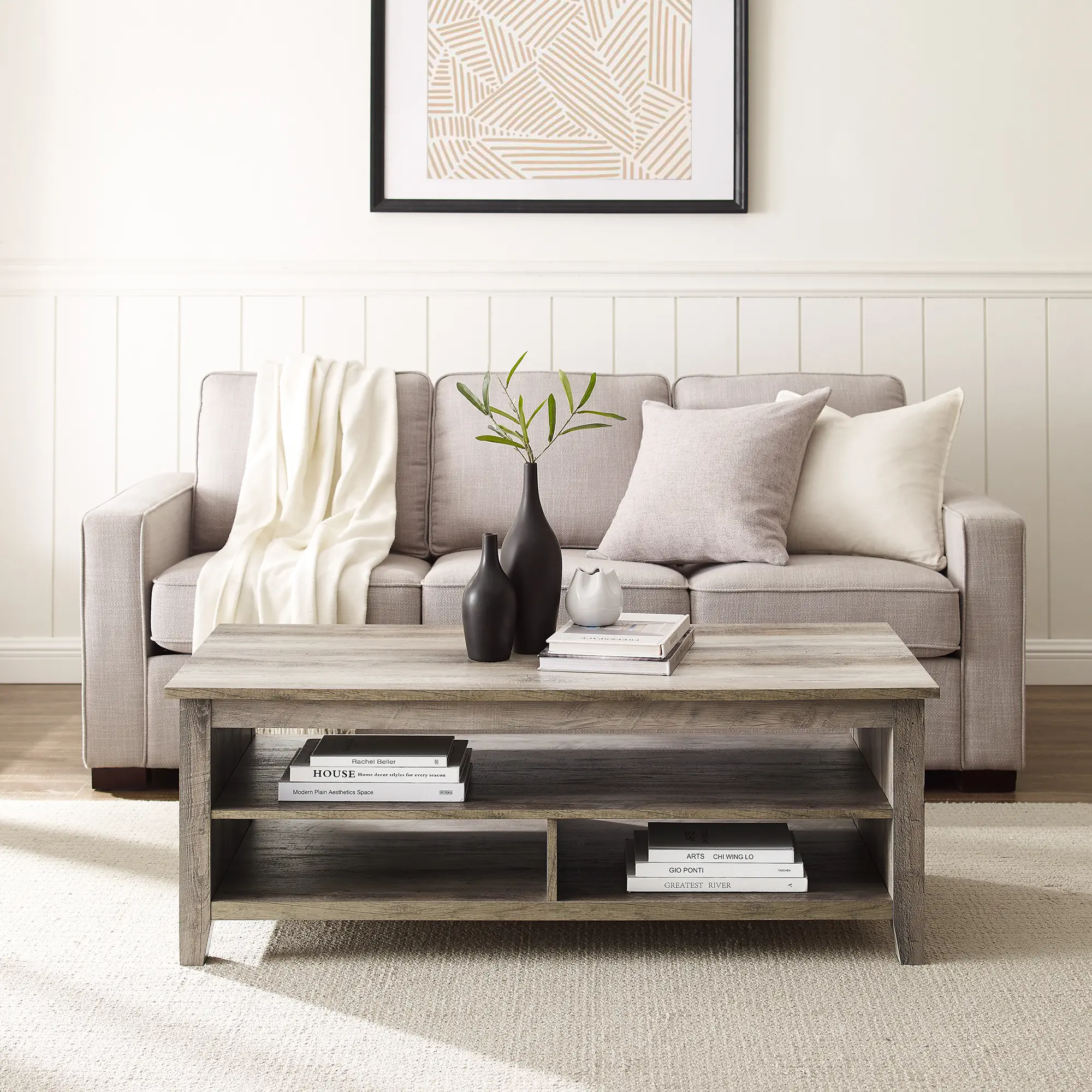 GRO48CTGW Groove Gray Wash Coffee Table with Shelf-2