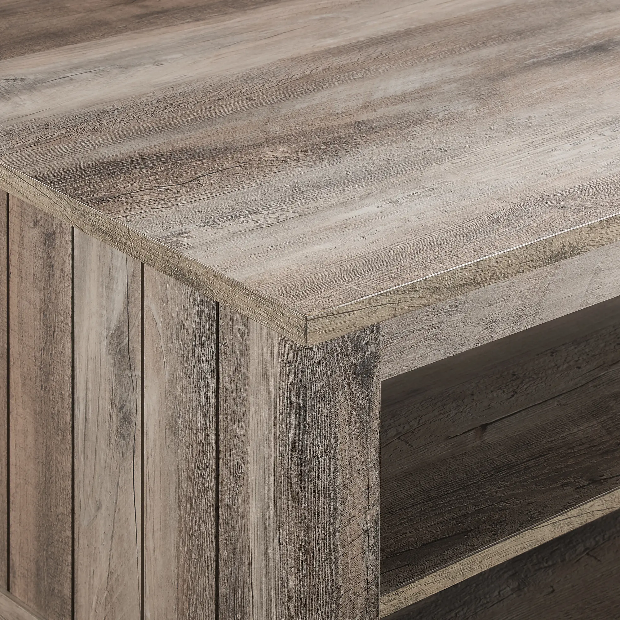 GRO48CTGW Groove Gray Wash Coffee Table with Shelf-4