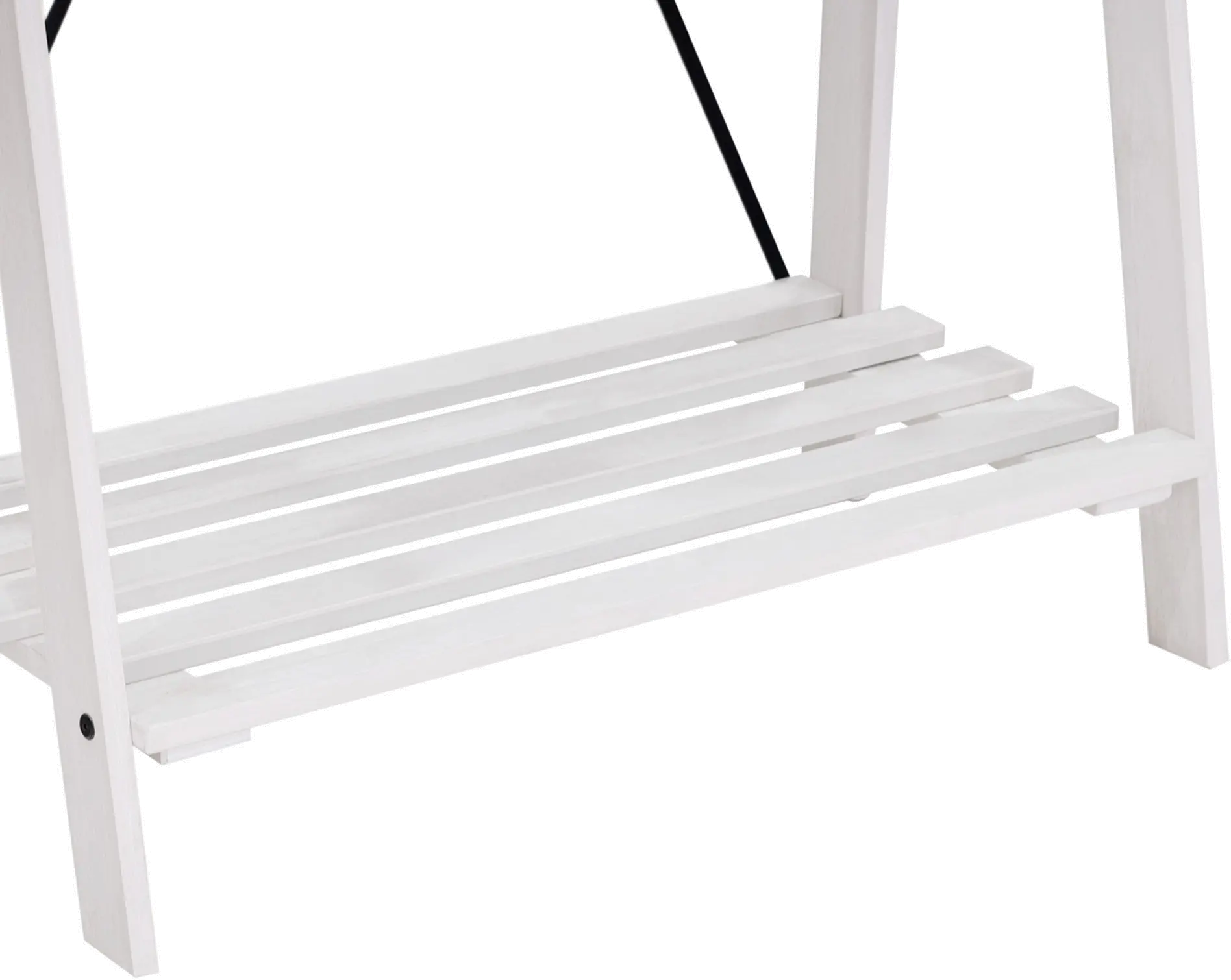 HT68FRAWW Frankie White Wash Hall Tree with Shoe Storage-5