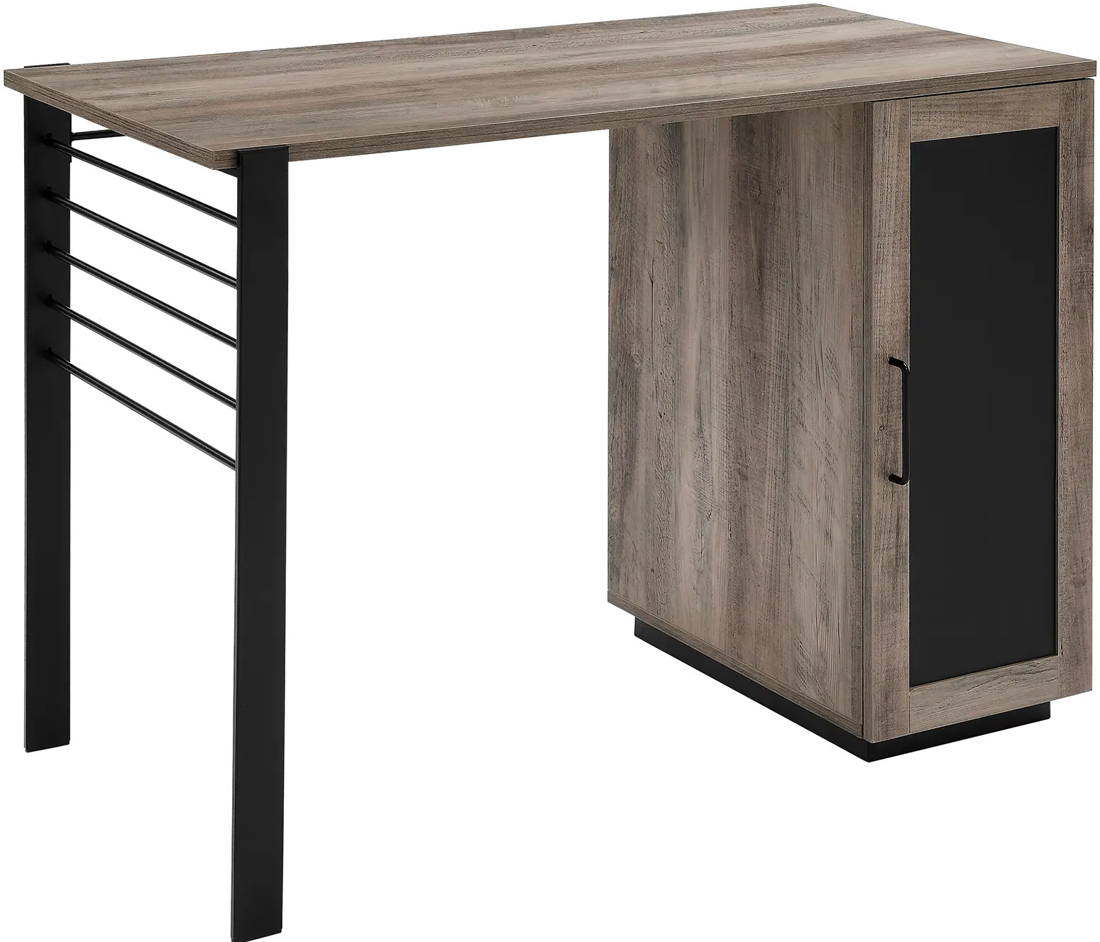 JAHO42CDGW Jared Gray Wash Writing Desk with Storage-3