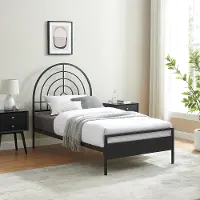 JDYB3CBL Jody Black Metal Twin Bed