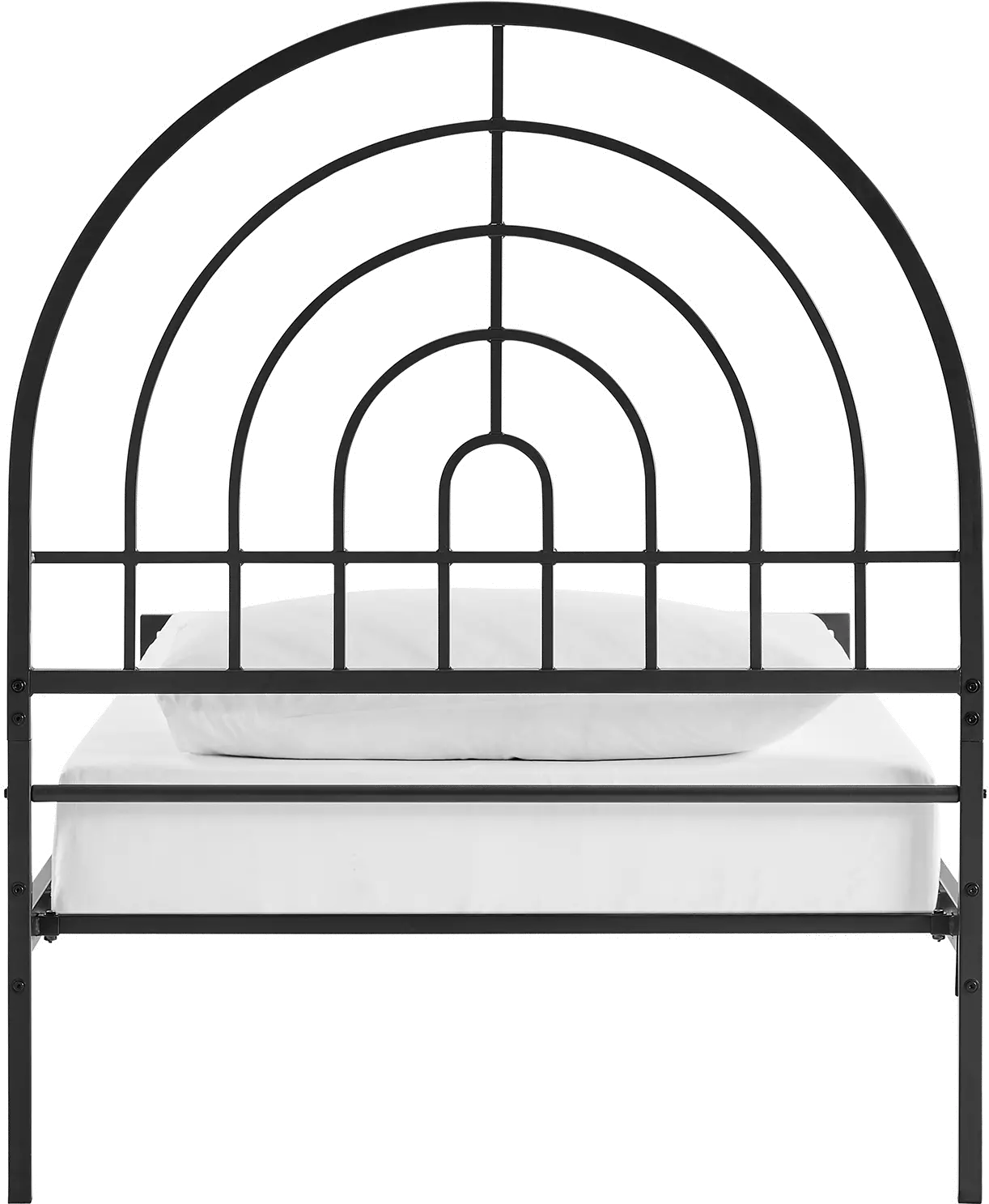 JDYB3CBL Jody Black Metal Twin Bed-5