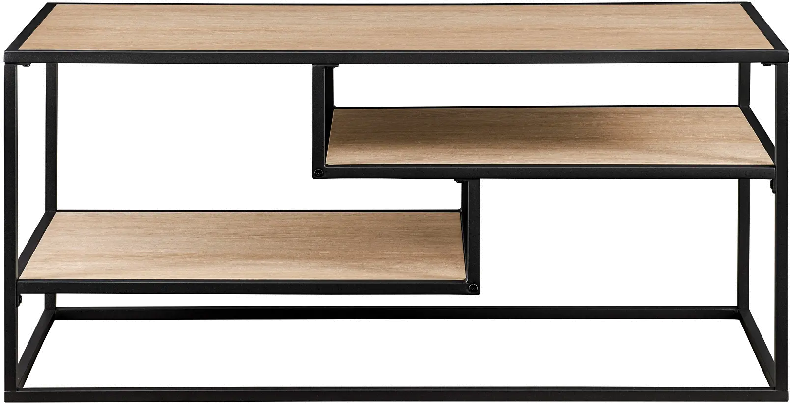 MAYM9ECO Maya 40  Coastal Oak Floating Shelf TV Stand-4