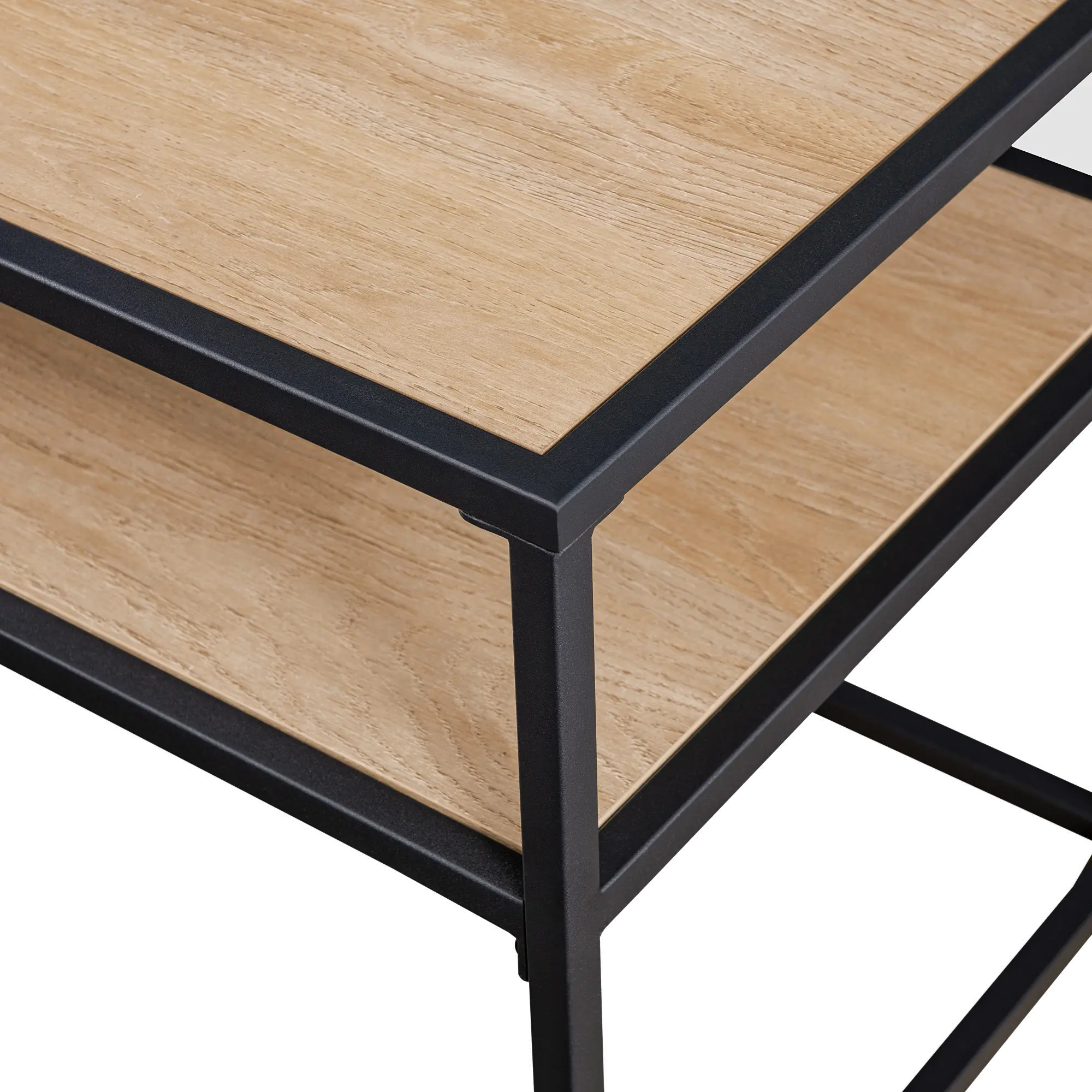 MAYM9ECO Maya 40  Coastal Oak Floating Shelf TV Stand-5