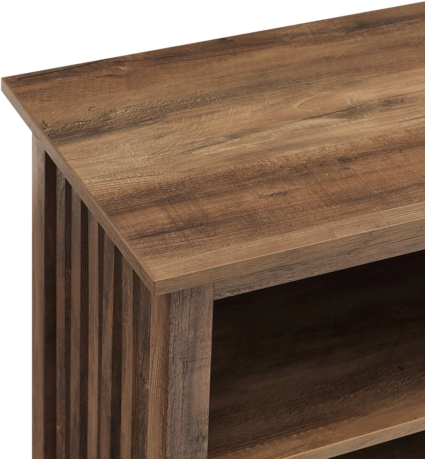 MSET58CORO Mission Rustic Oak Slatted Side 58  TV Stand-5