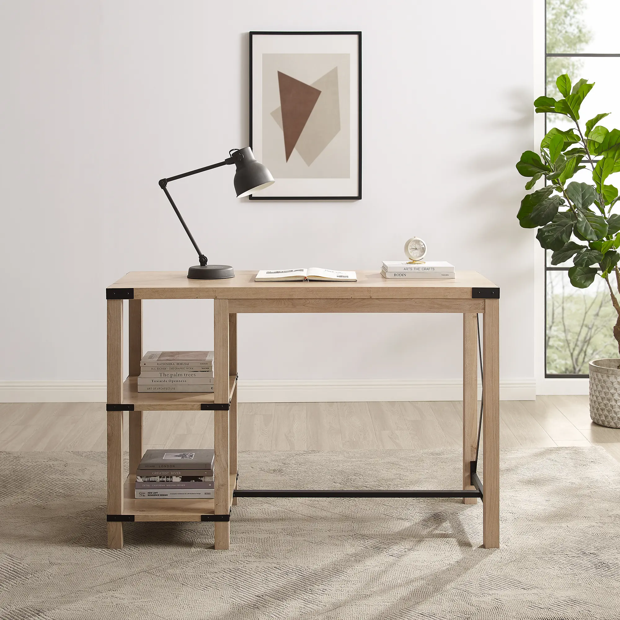 MTXD5EWO Metal X White Oak Wood Storage Island-2
