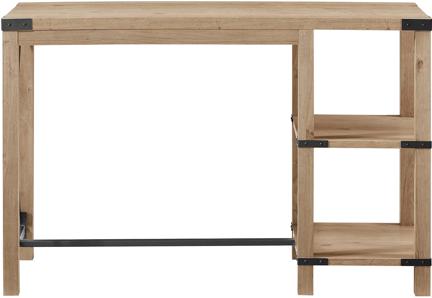 MTXD5EWO Metal X White Oak Wood Storage Island-1