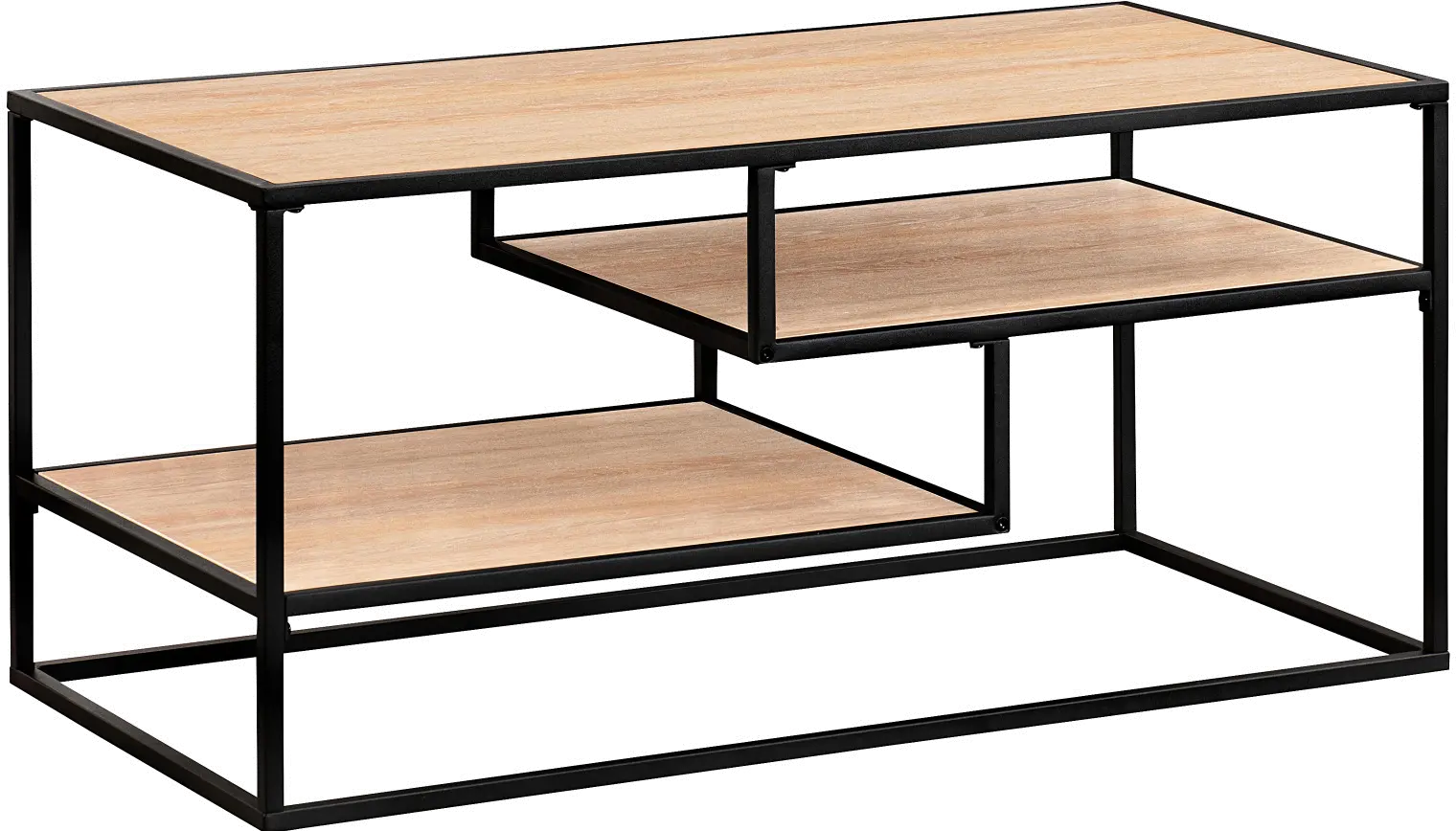 MYO40CTCO Maya Coastal Oak Floating Shelf Coffee Table-1