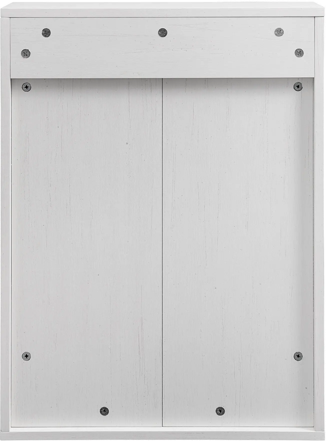 SBDBASMBRW Sliding Mirrored Barn Door White Wall Cabinet-4