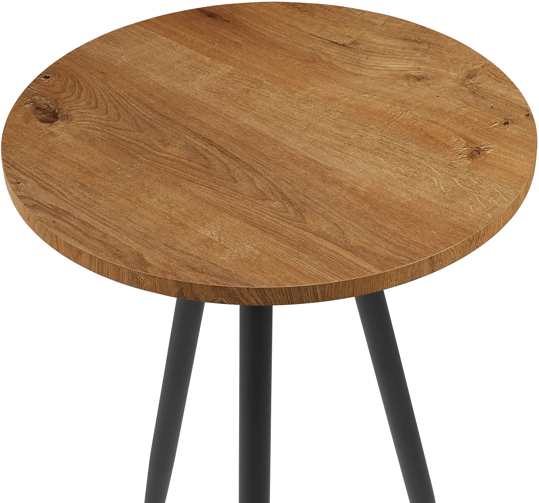 TLLL8KEOBL Tilly Oak & Black Round Side Table-4