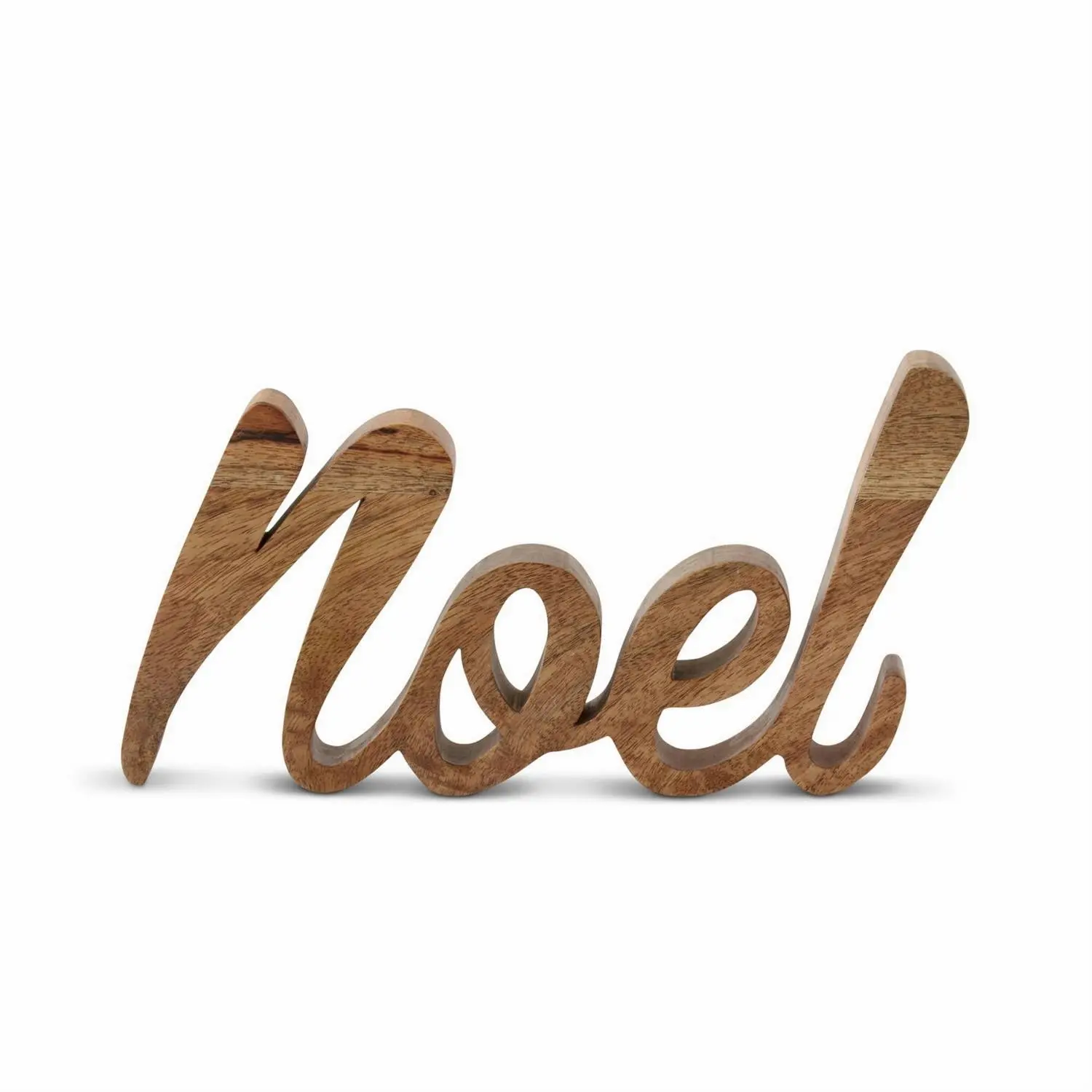 13 Inch Dark Brown Noel Cutout-1