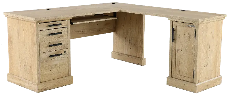 Aspen Post Prime Oak L-Desk