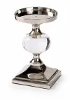 Clarity 7.25  Acrylic Metal Candleholder