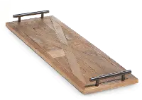 24 Inch Rustic Handled Tray