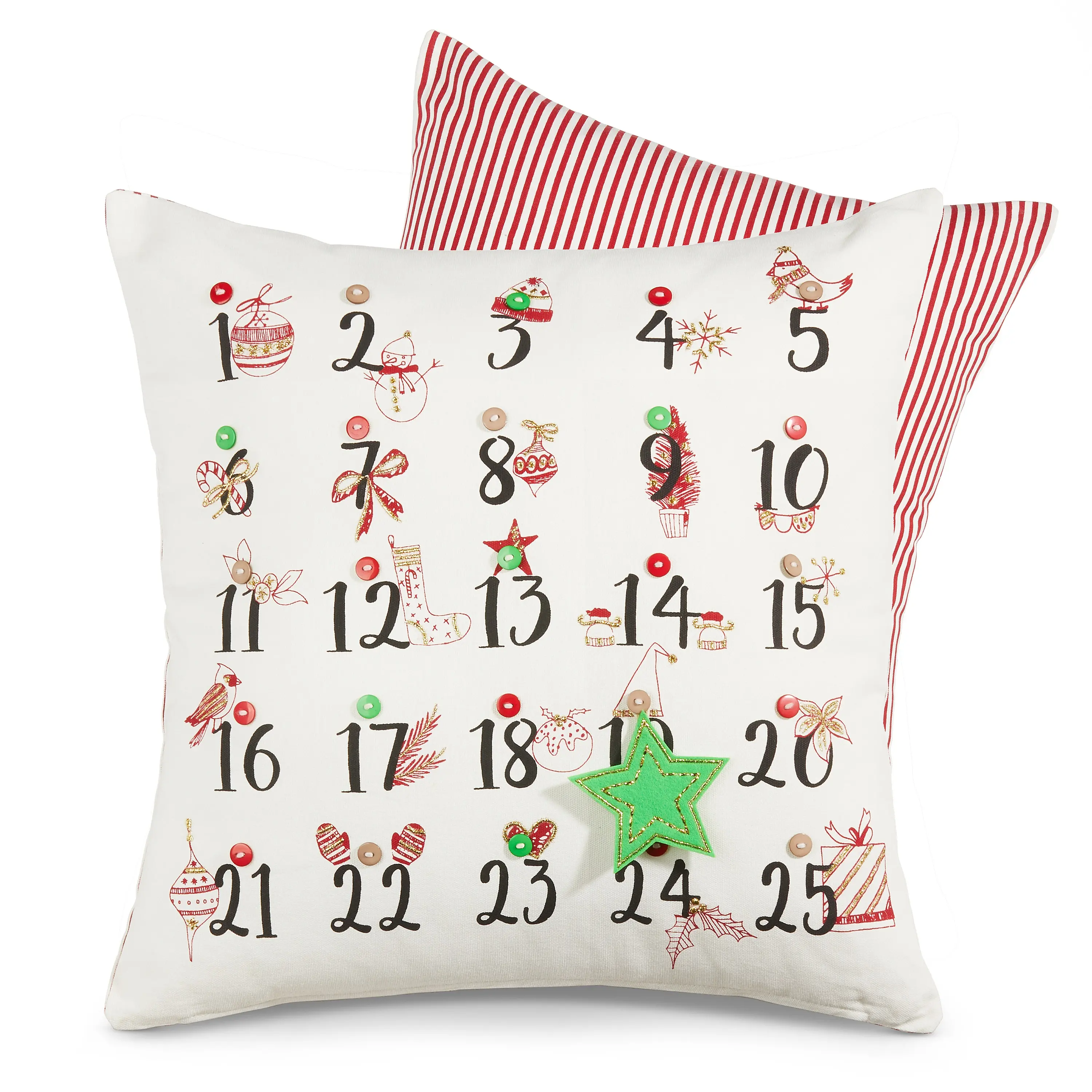 18 Inch Advent Calendar Pillow-1