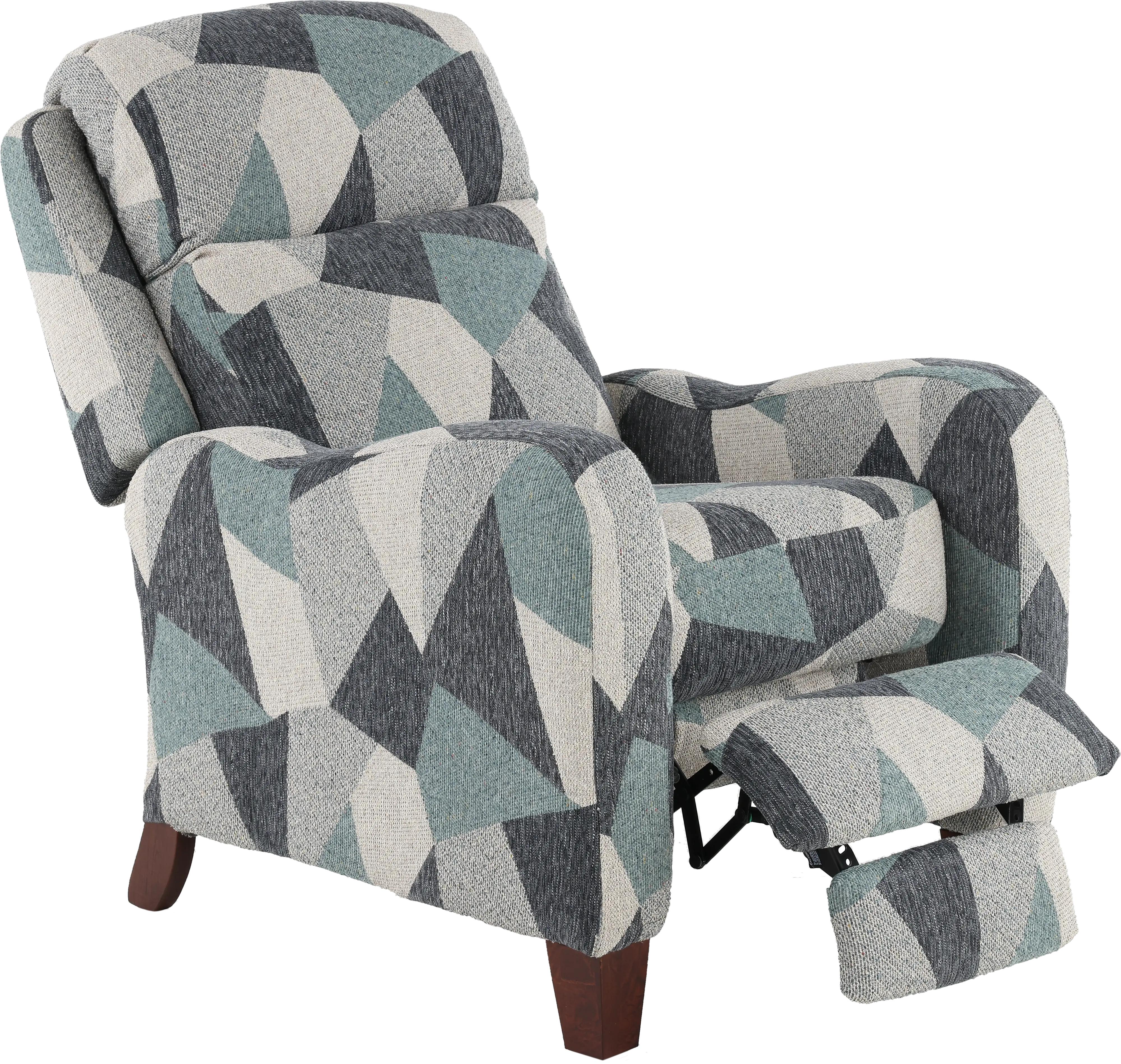 Prestige Mineral Geometric High-Leg Recliner-5