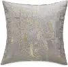 Ferrare Beige and Gold Accent Pillow
