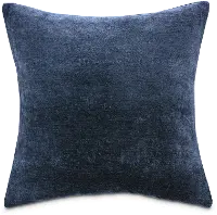 Smith Midnight Blue Square Throw Pillow