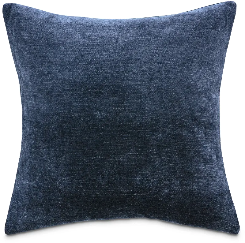 Smith Midnight Blue Square Throw Pillow