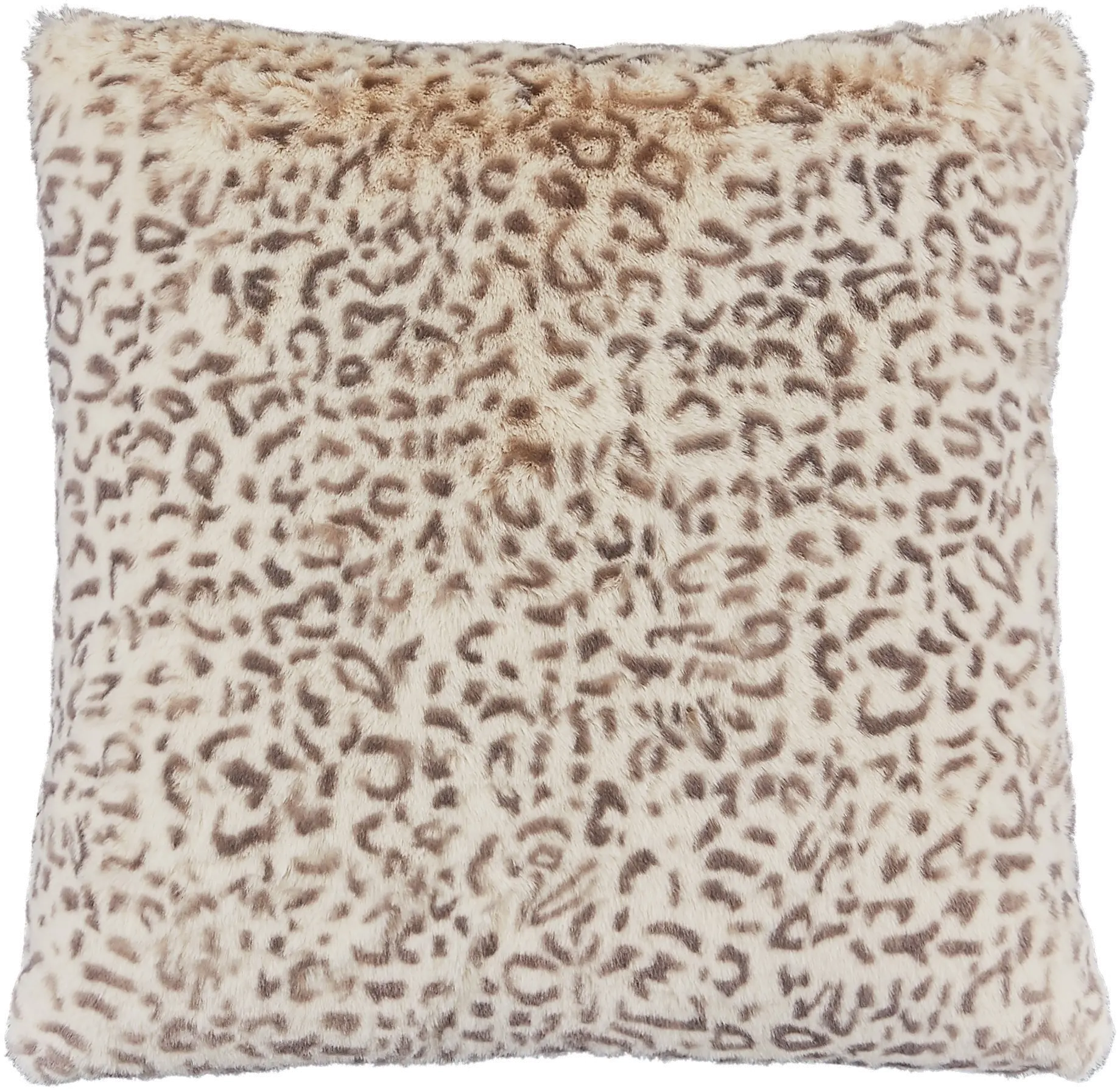 Snow Leopard Square Pillow-1