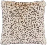 Snow Leopard Square Pillow