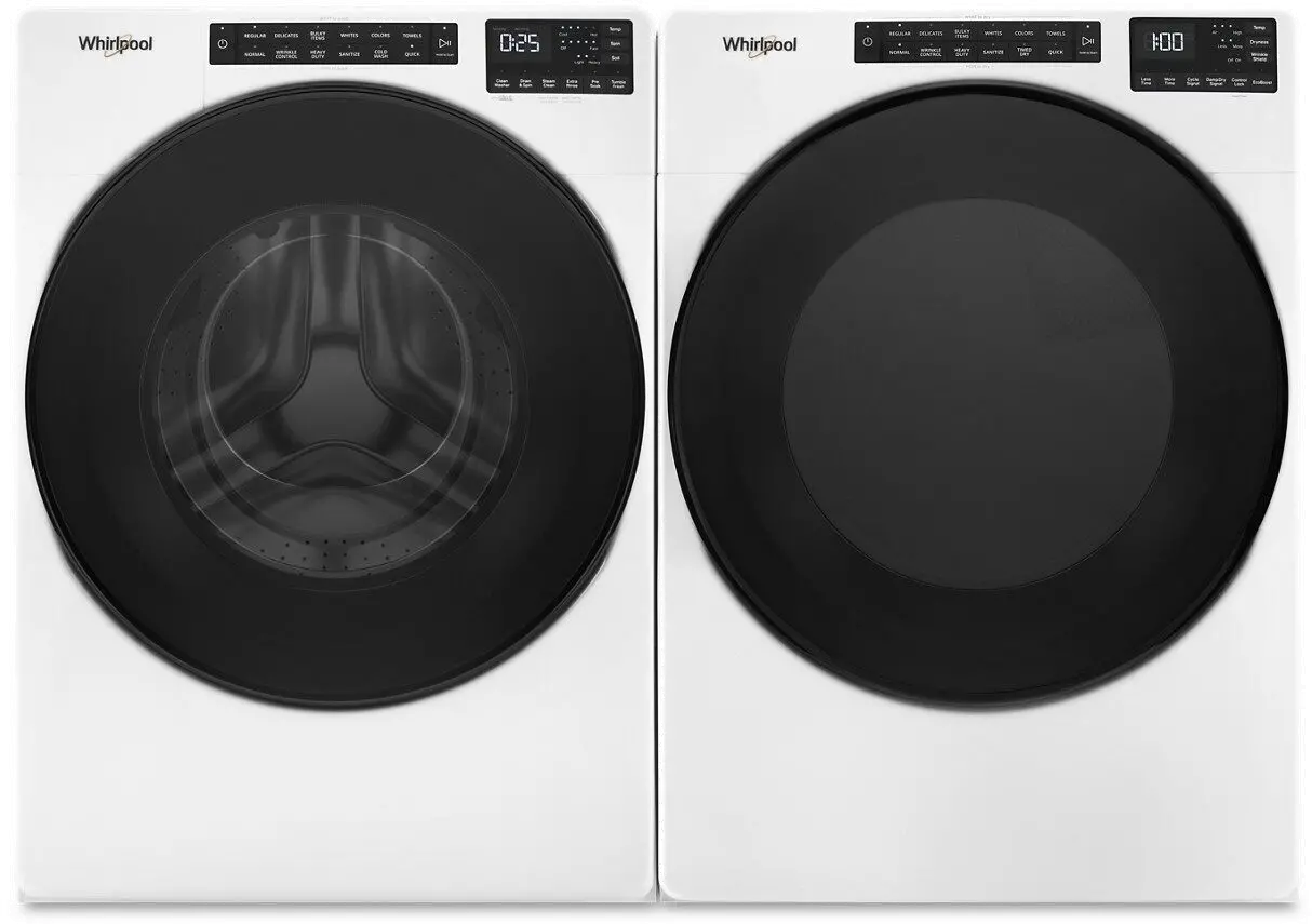 .WHP-5605-W/W-GAS-PR Whirlpool Gas Washer and Dryer Set - White W5605W-1