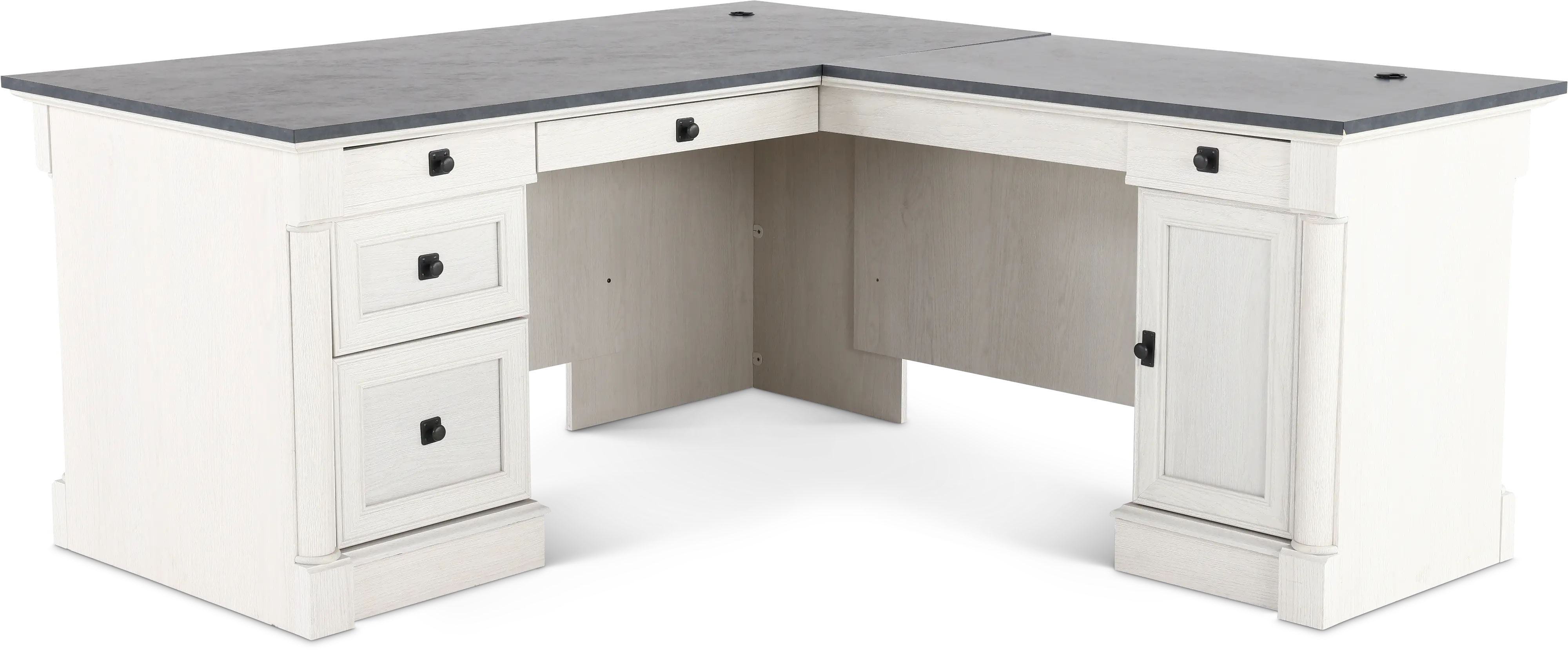 Palladia Glacier Oak L-Shaped Desk-1
