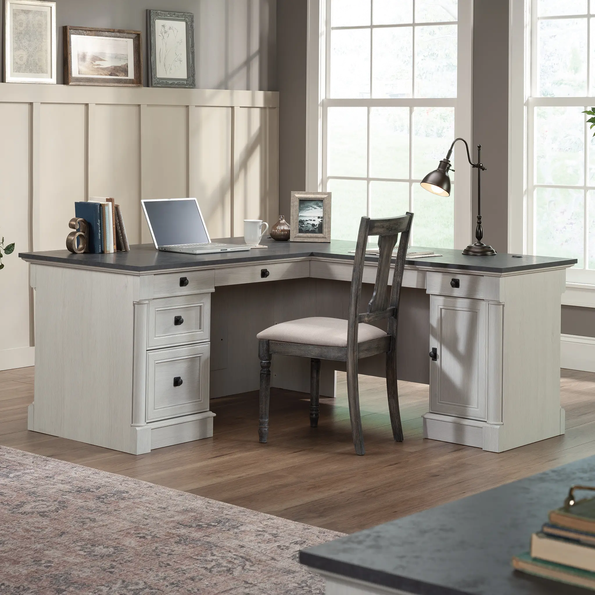 Palladia Glacier Oak L-Shaped Desk-2