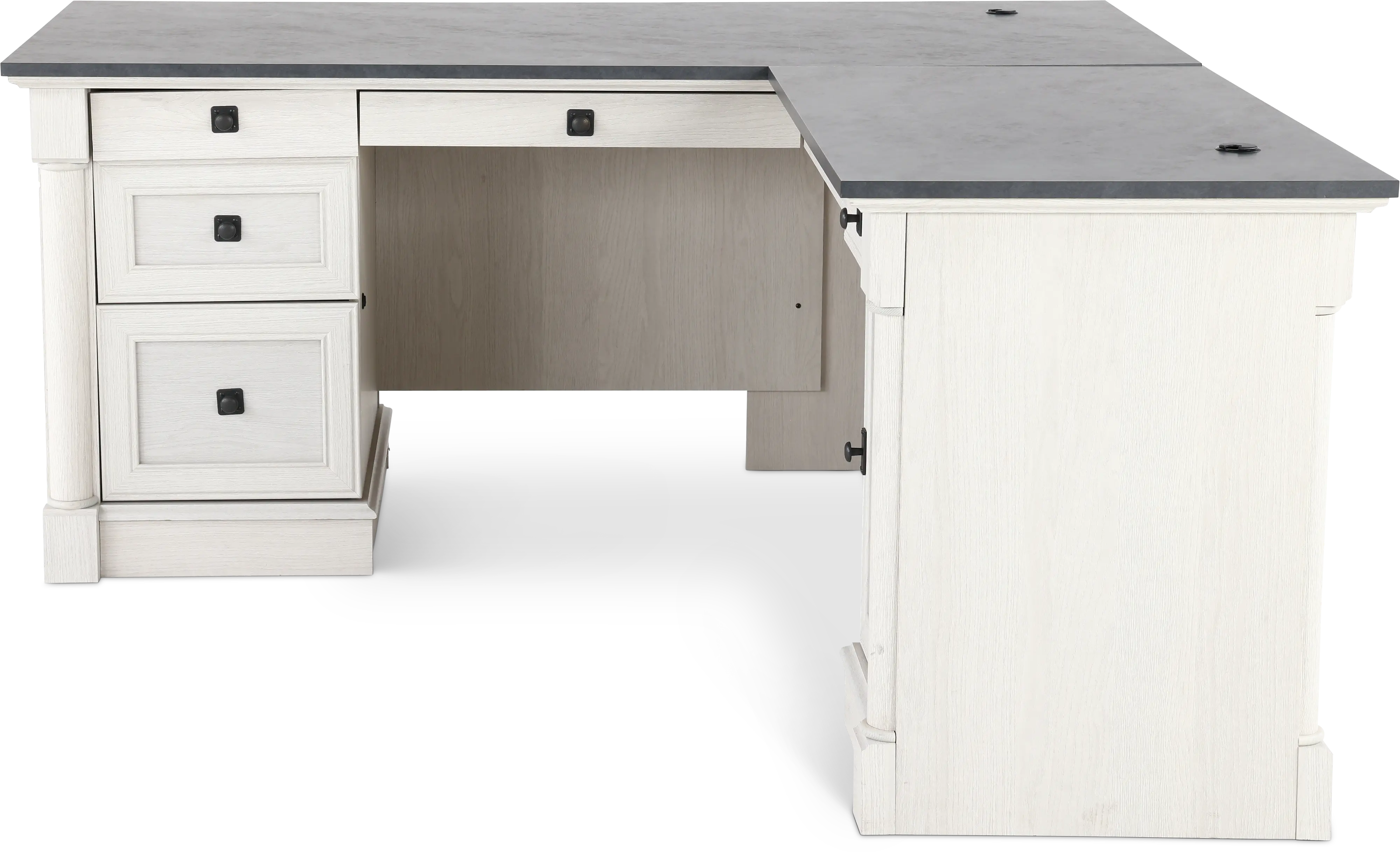 Palladia Glacier Oak L-Shaped Desk-4