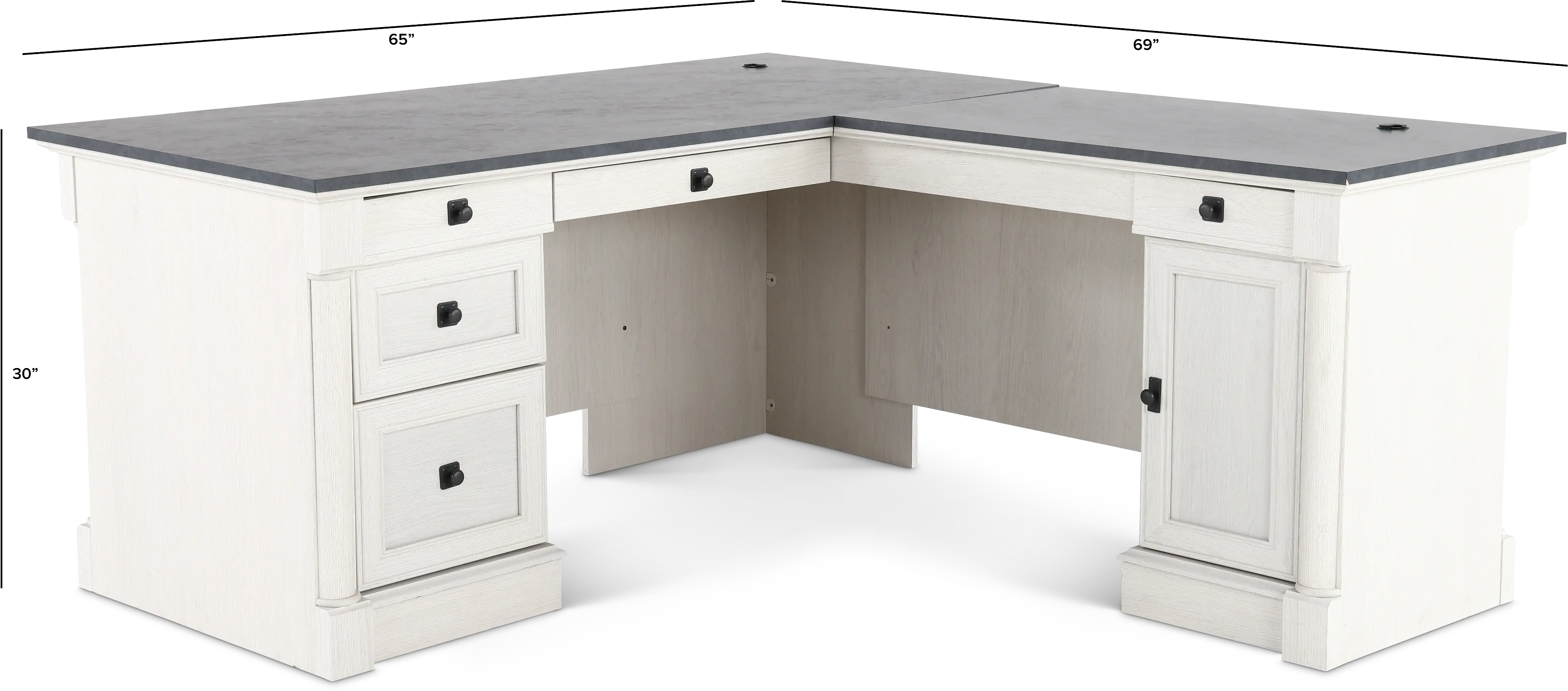 Palladia Glacier Oak L-Shaped Desk-3