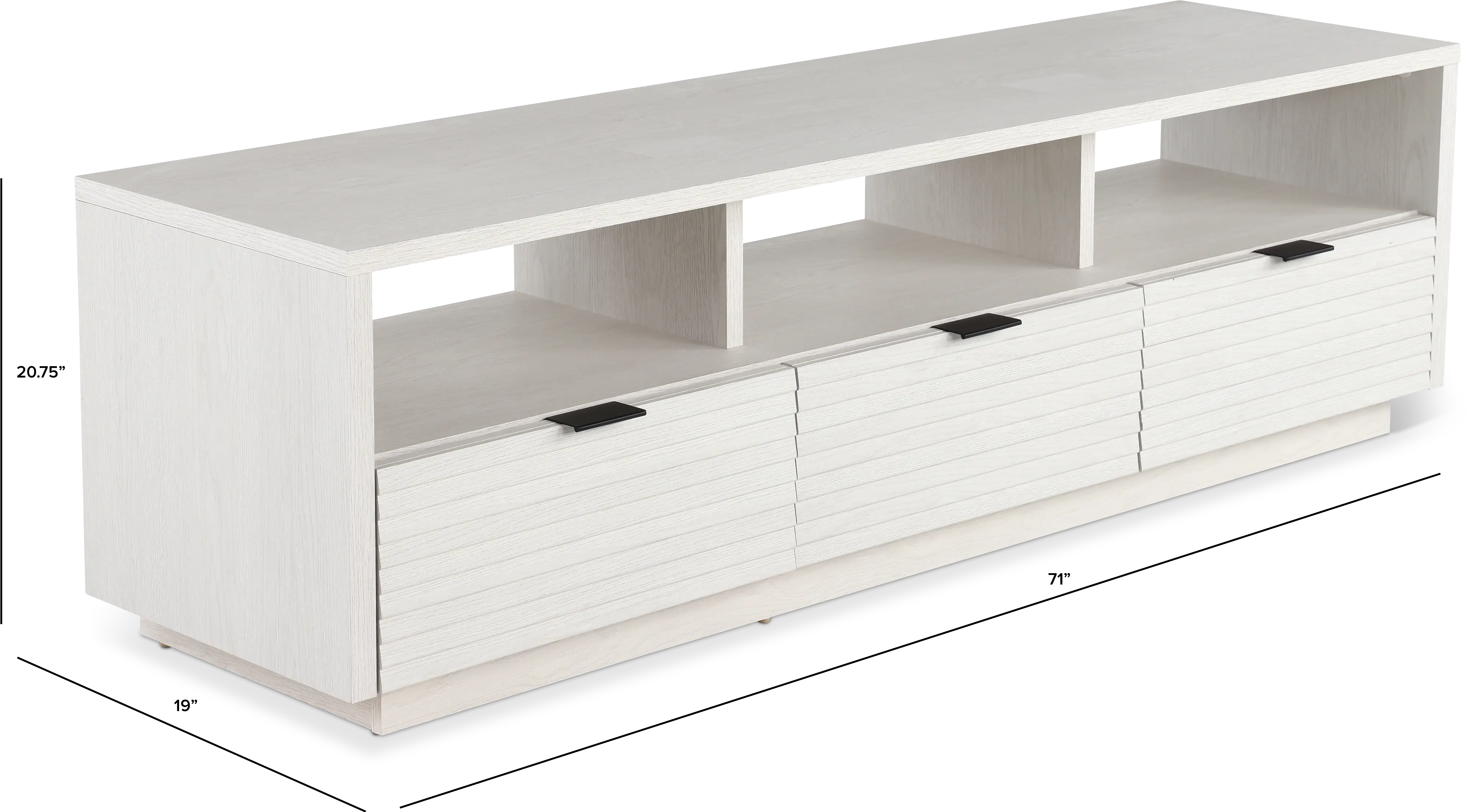 Harvey Park 72  White TV Stand-4