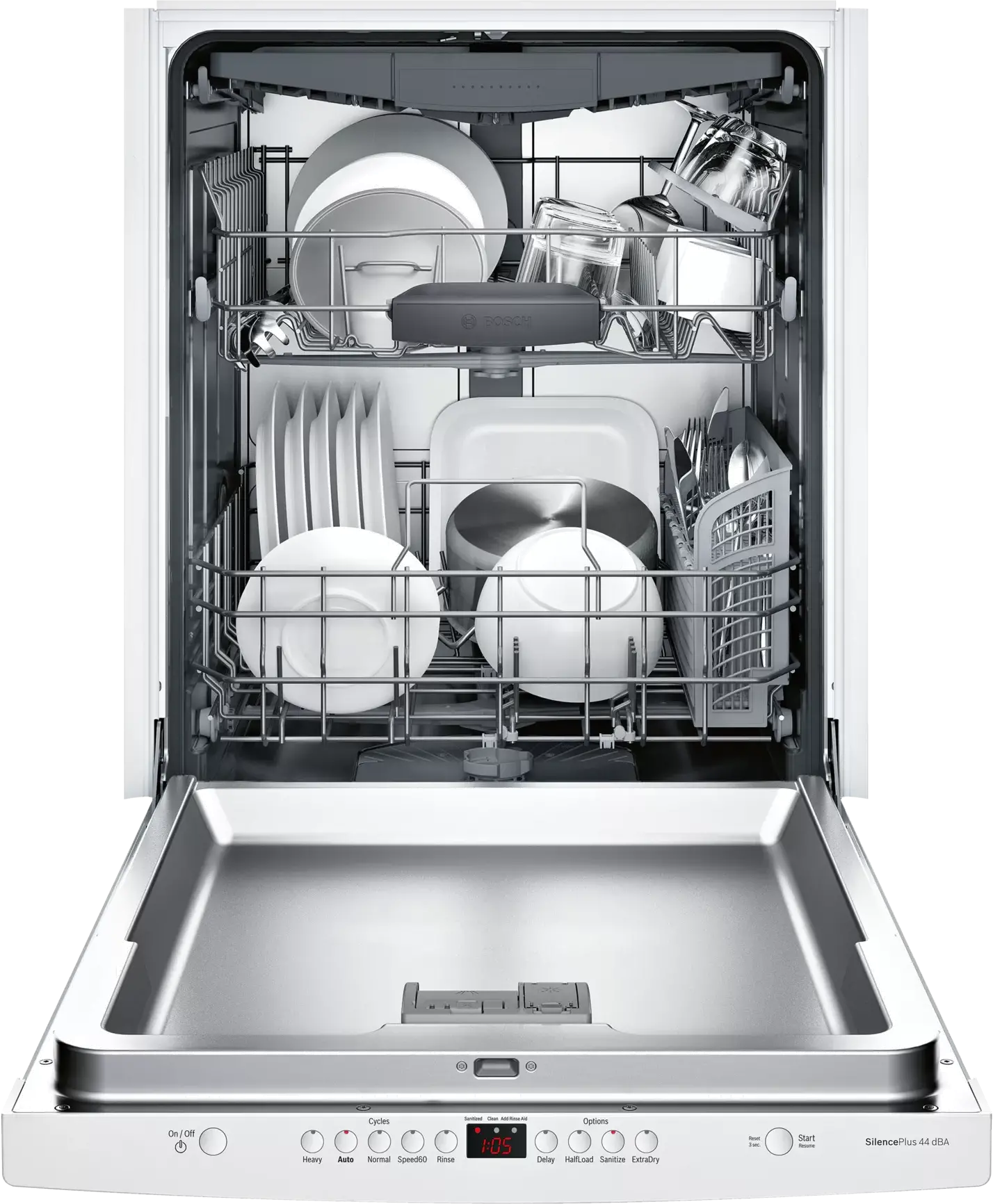 SHSM63W52N Bosch Top Control Dishwasher - White-4
