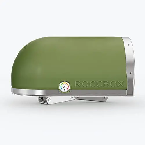 GRPOLUS1073/ROCBX_OL Gozney Roccbox Olive Green Portable Pizza Oven-5