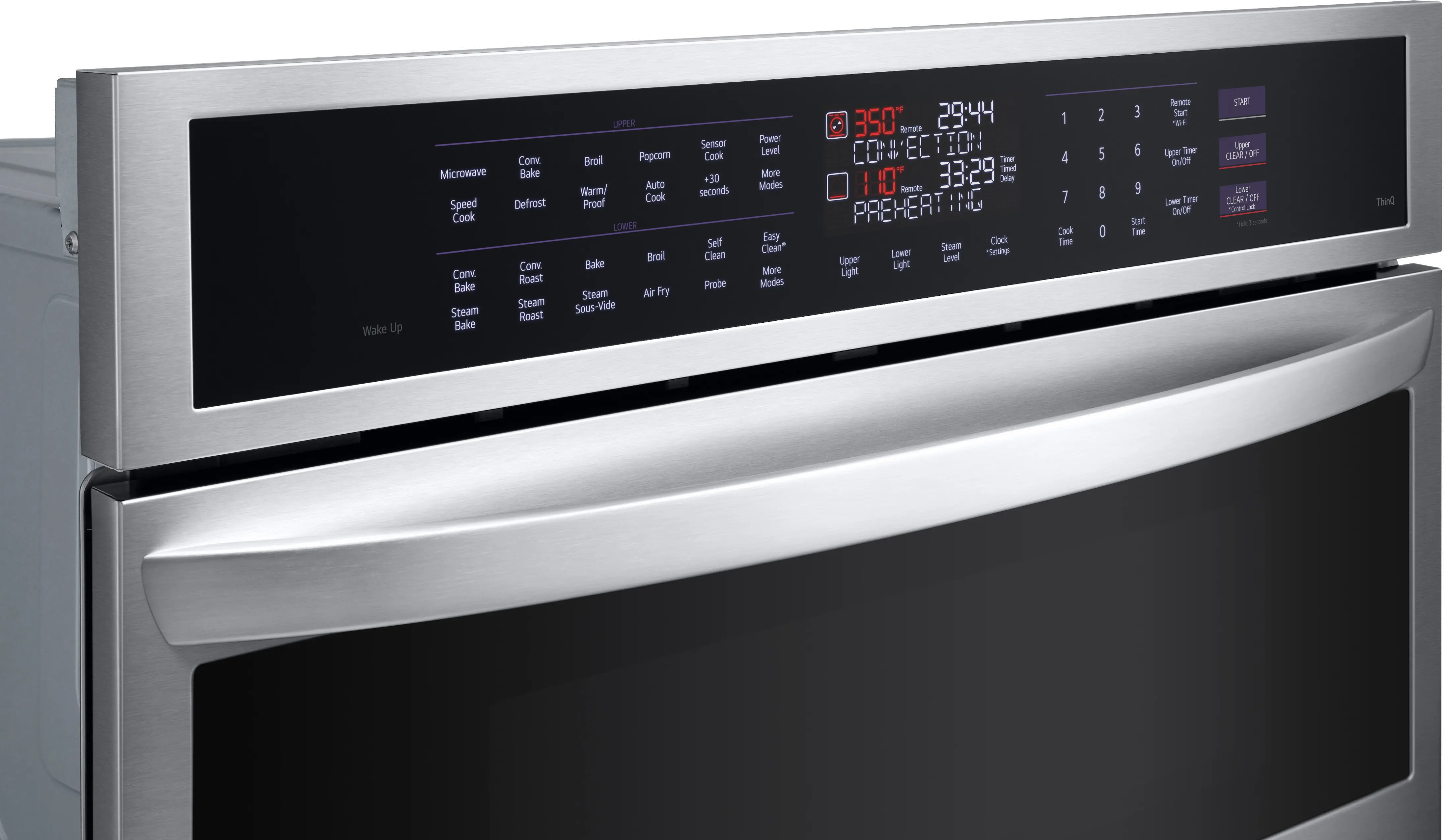 WCEP6427F LG 6.4 cu ft Combination Wall Oven - Stainless Steel 30 Inch-3