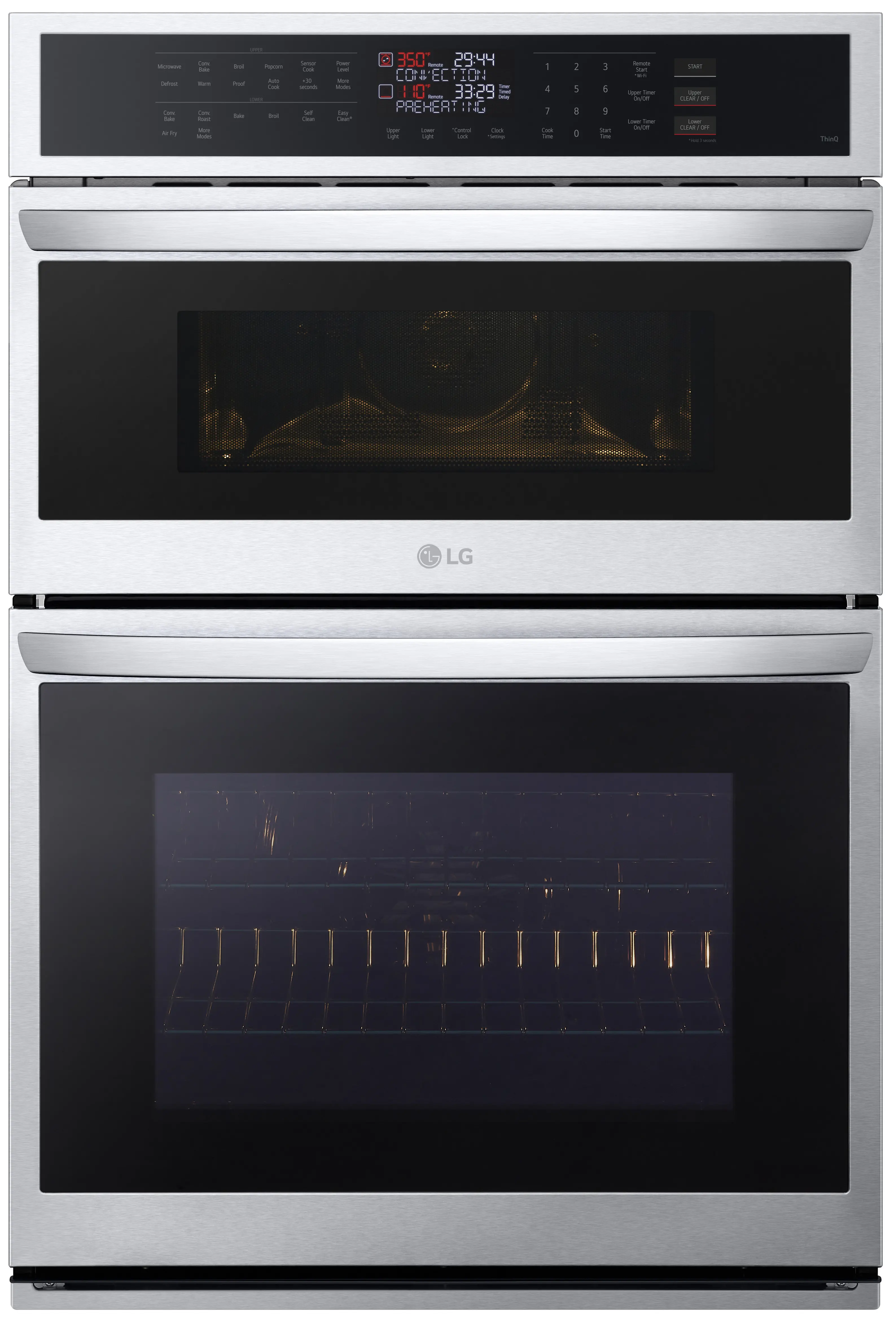 WCEP6423F LG 6.4 cu ft Combination Wall Oven - Stainless Steel-1