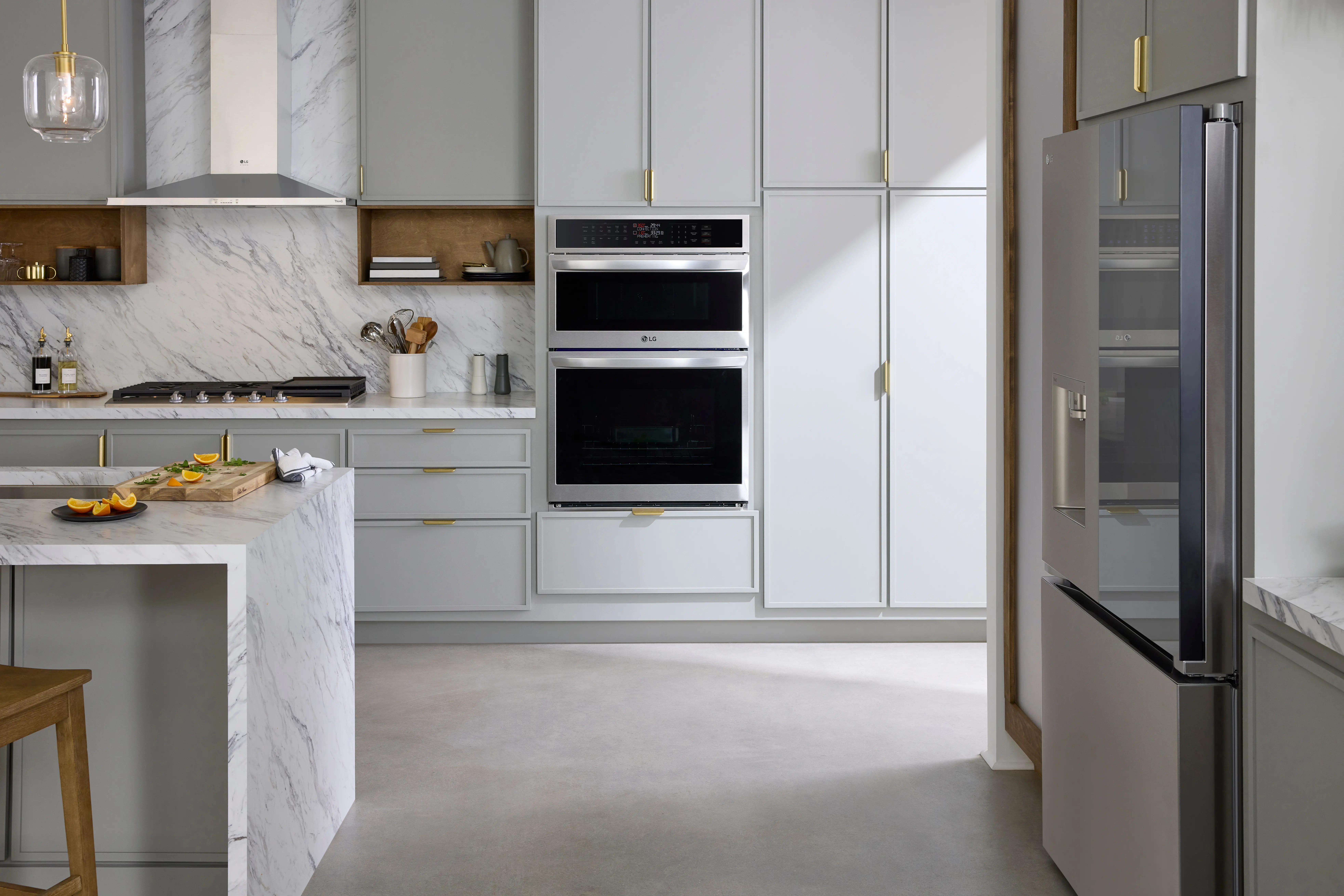 WCEP6423F LG 6.4 cu ft Combination Wall Oven - Stainless Steel-2