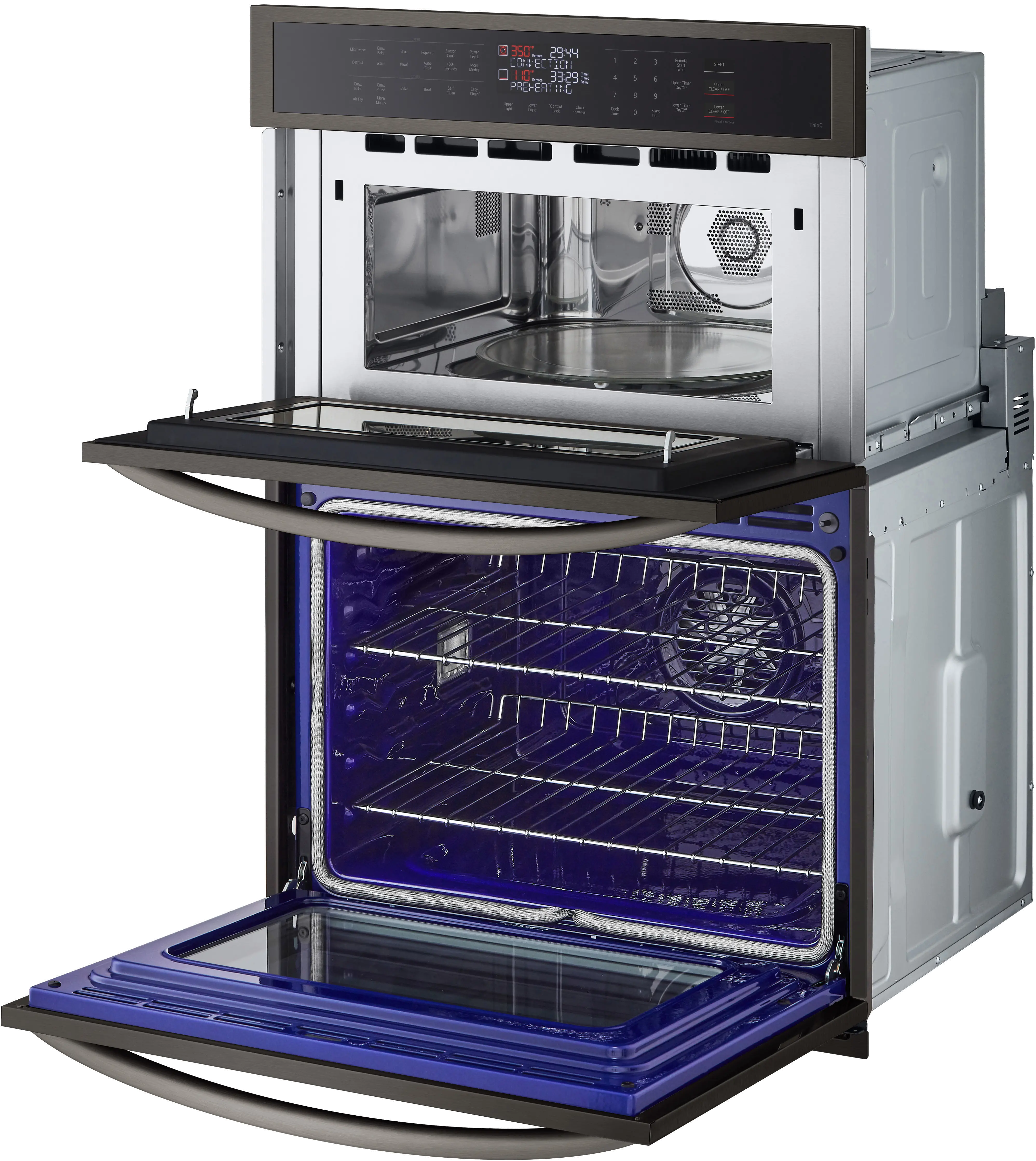 WCEP6423D LG 6.4 cu ft Combination Wall Oven - Black Stainless Steel 30 Inch-3