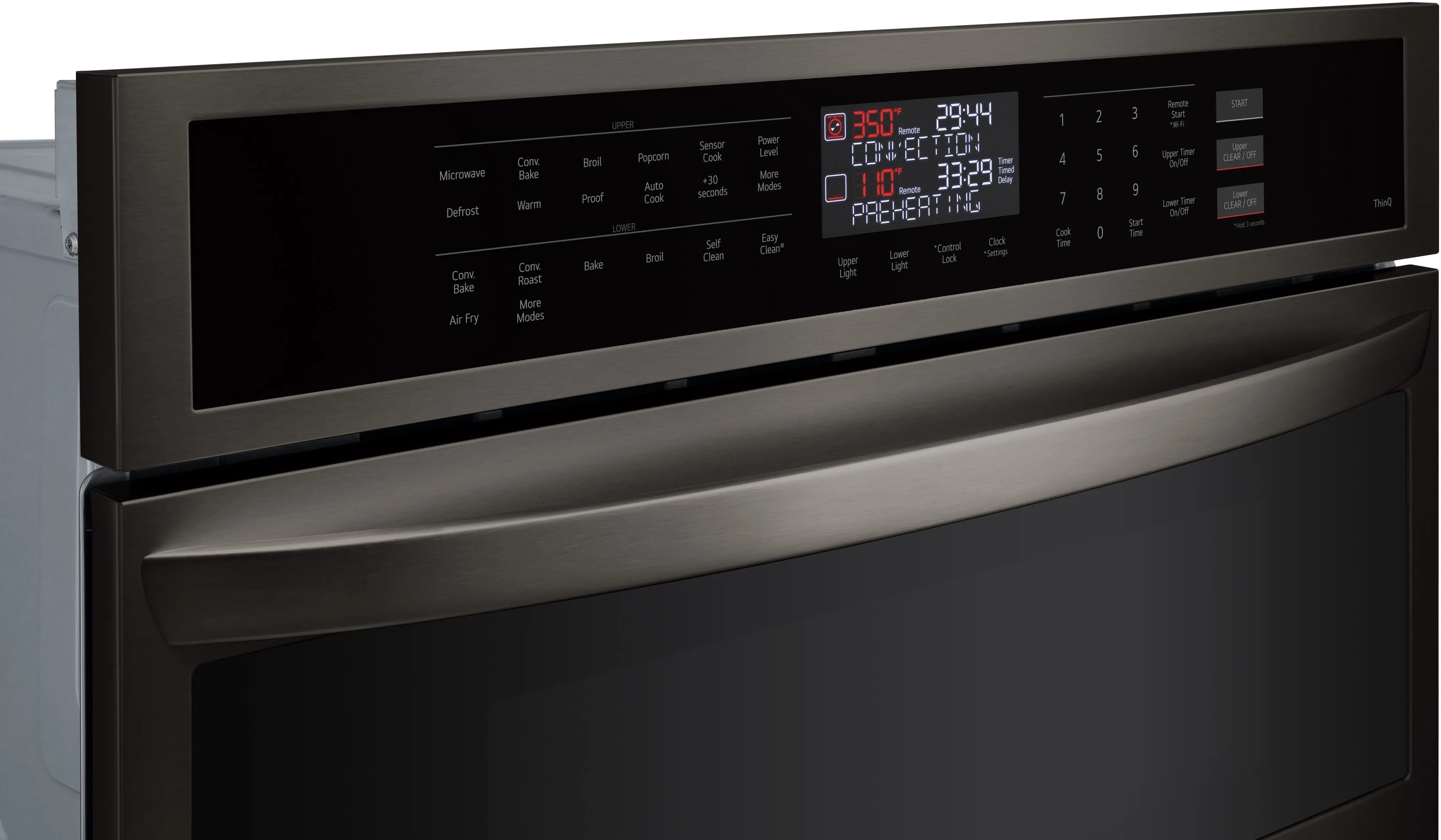 WCEP6423D LG 6.4 cu ft Combination Wall Oven - Black Stainless Steel 30 Inch-2