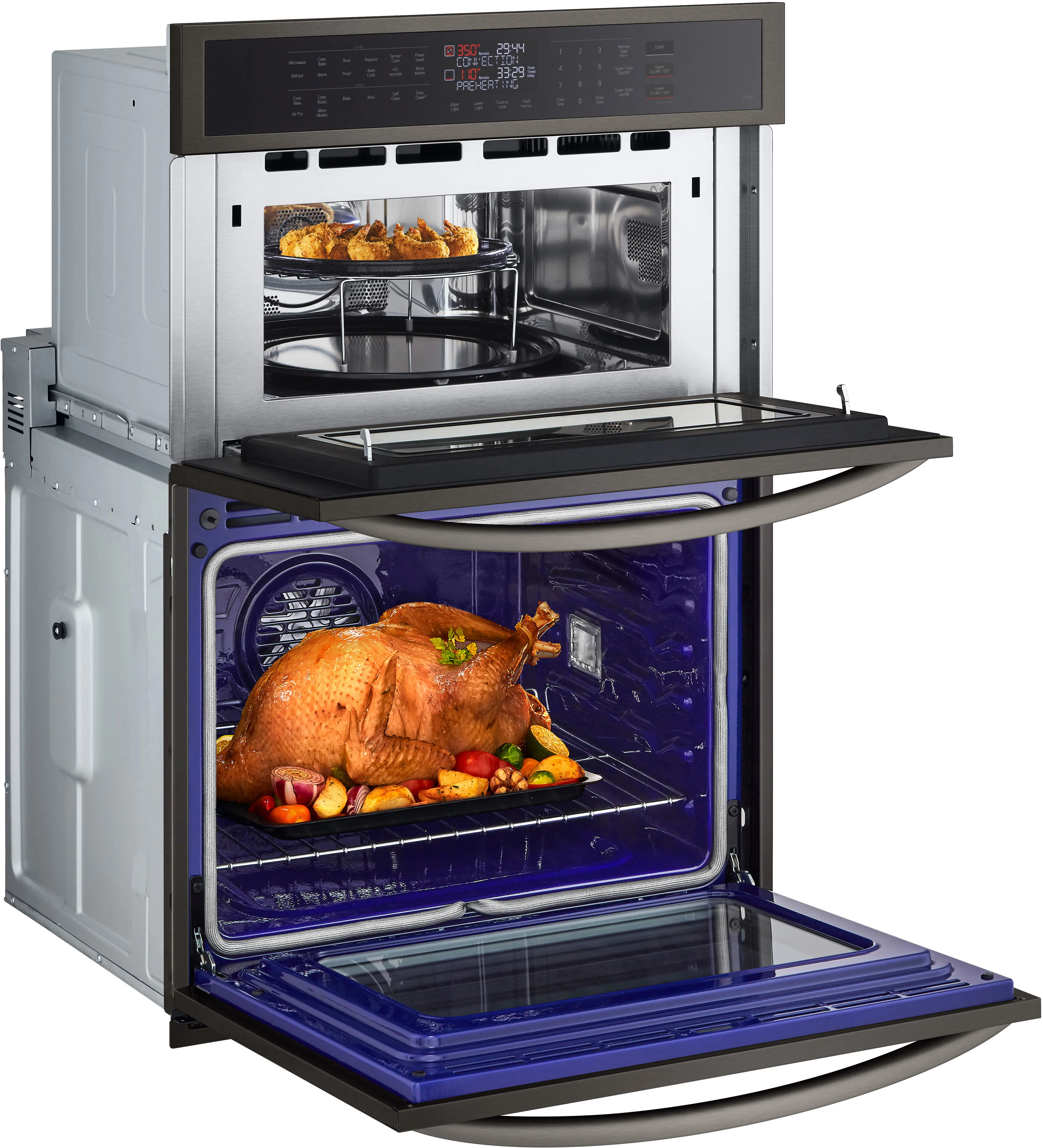 WCEP6423D LG 6.4 cu ft Combination Wall Oven - Black Stainless Steel 30 Inch-4