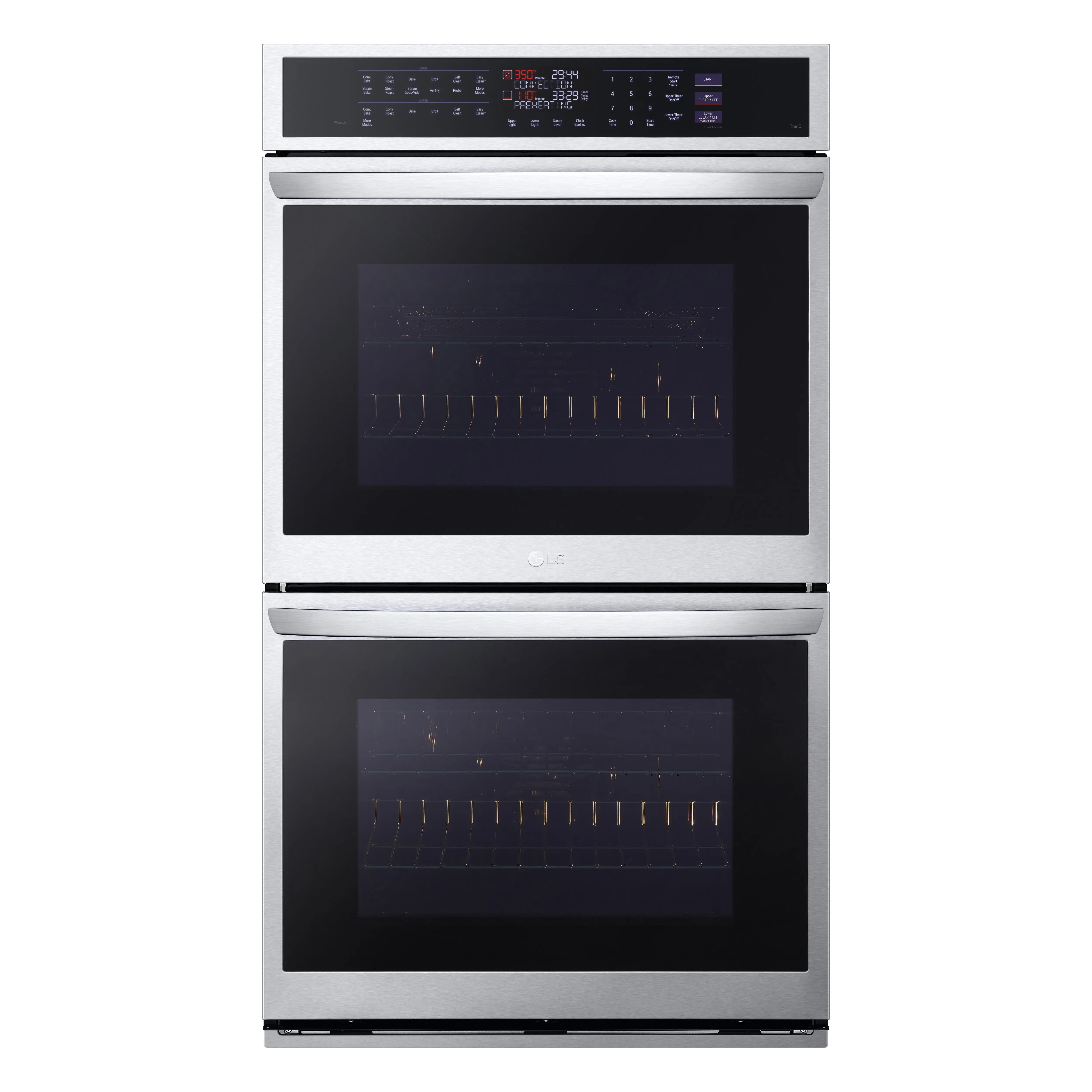 WDEP9427F LG 9.4 cu ft Double Wall Oven - Stainless Steel 30 Inch-1