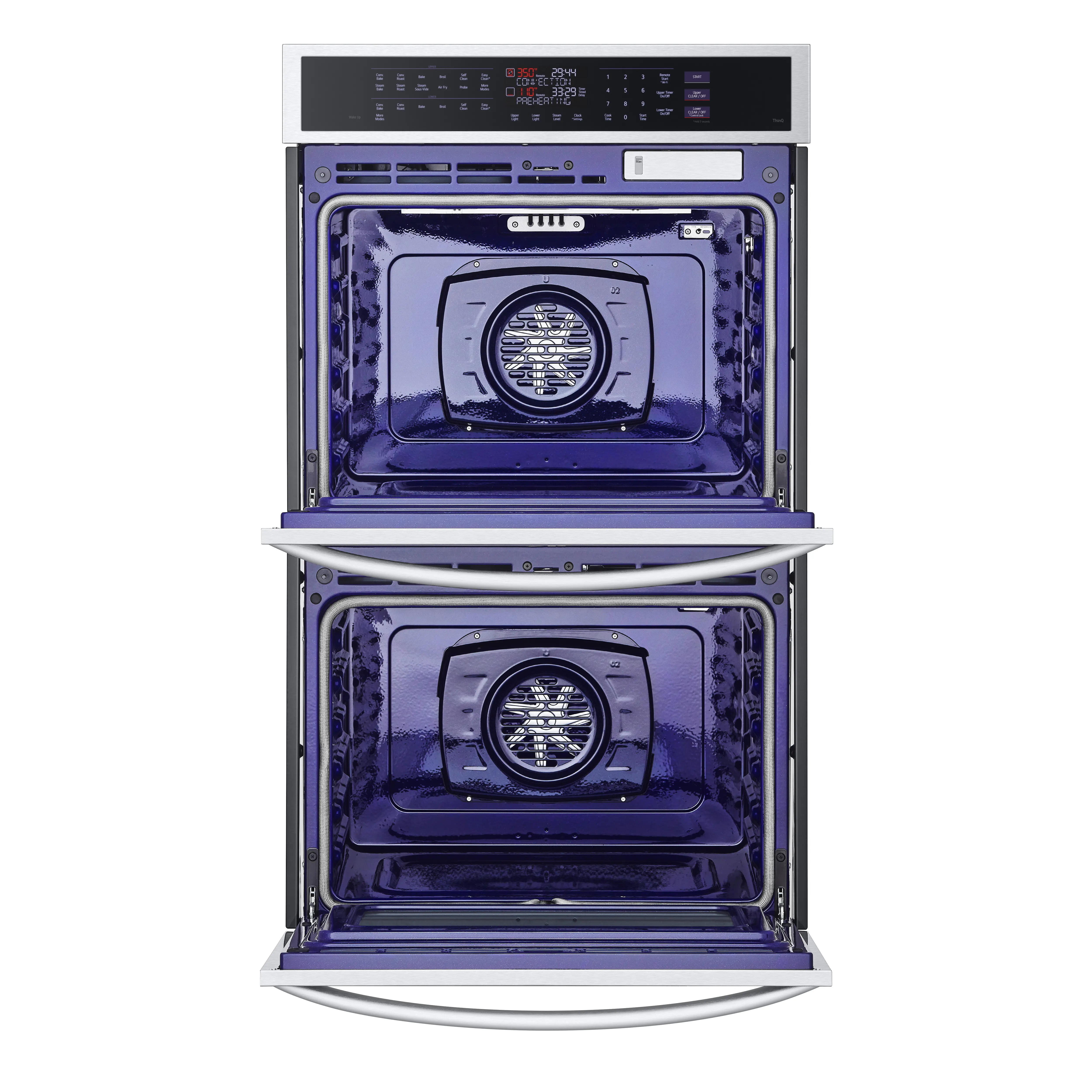 WDEP9427F LG 9.4 cu ft Double Wall Oven - Stainless Steel 30 Inch-3