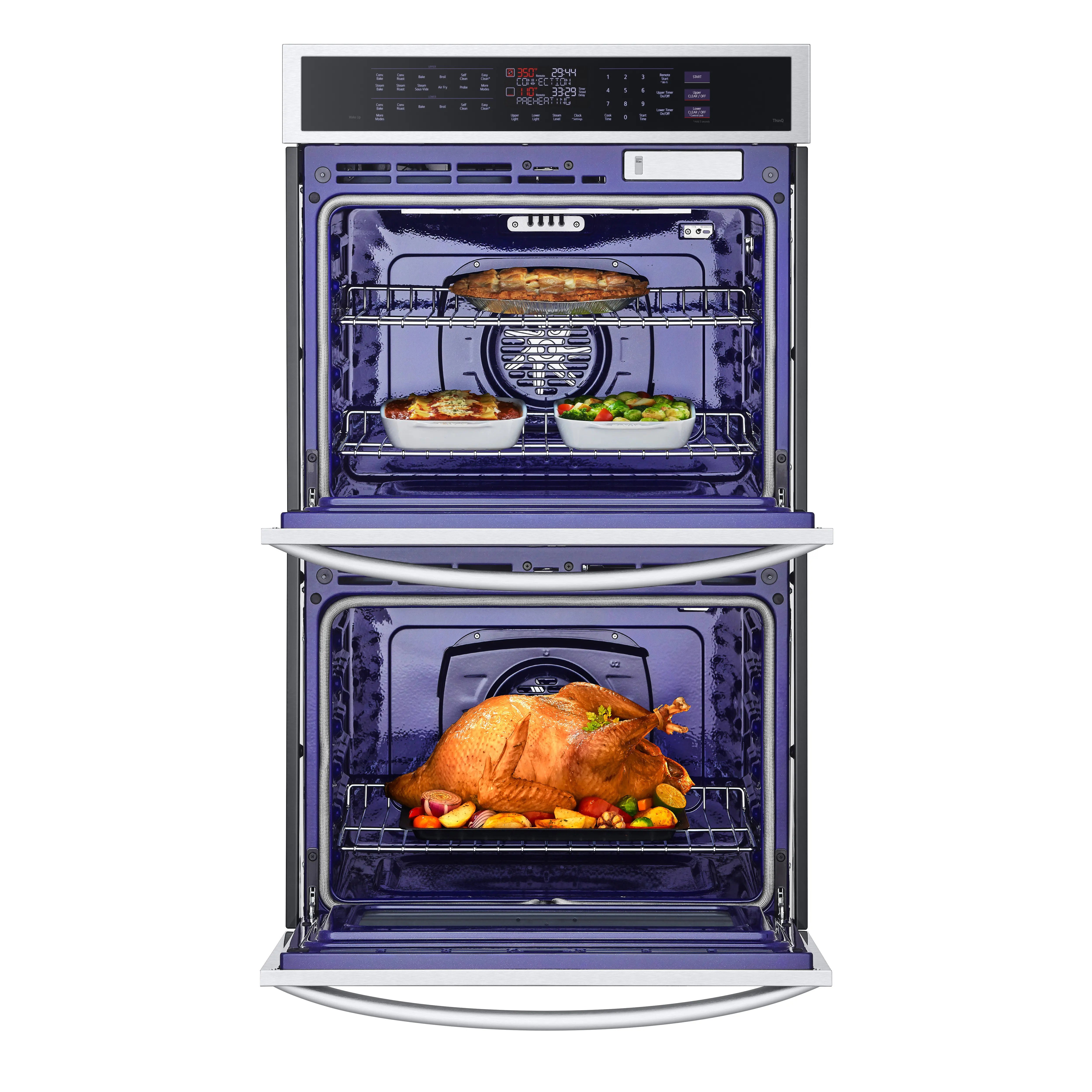 WDEP9427F LG 9.4 cu ft Double Wall Oven - Stainless Steel 30 Inch-5