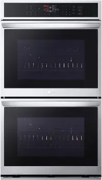 WDEP9423F LG 9.4 cu ft Double Wall Oven - Stainless Steel 30 Inch