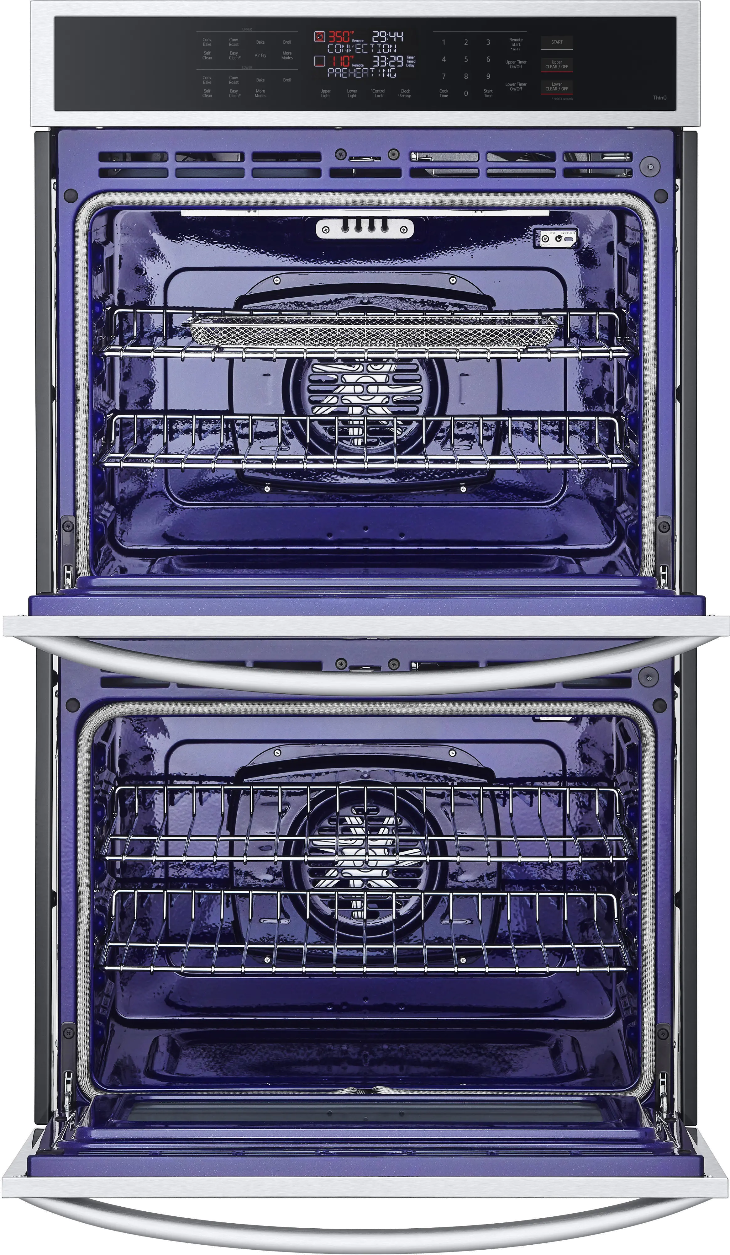 WDEP9423F LG 9.4 cu ft Double Wall Oven - Stainless Steel 30 Inch-3