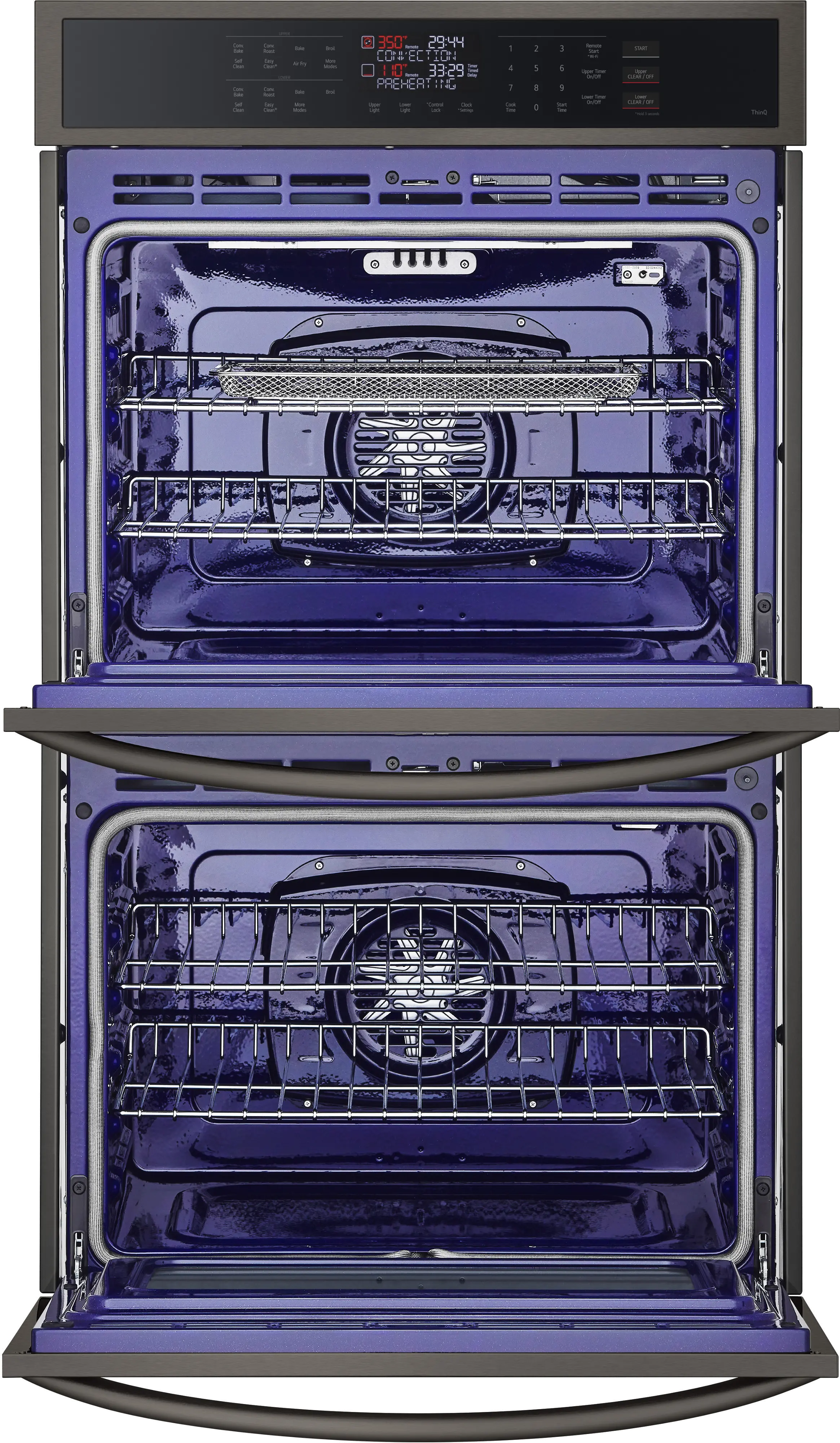 WDEP9423D LG 9.4 cu ft Double Wall Oven - Black Stainless Steel 30 Inch-3