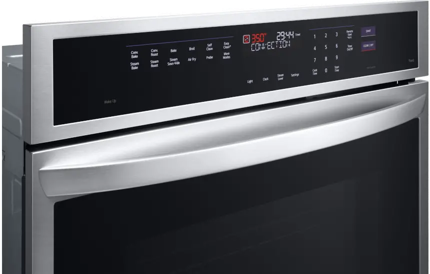 WSEP4727F LG 4.7 Cu Ft Smart Wall Oven with InstaView - Stainless Steel 30 Inch-3